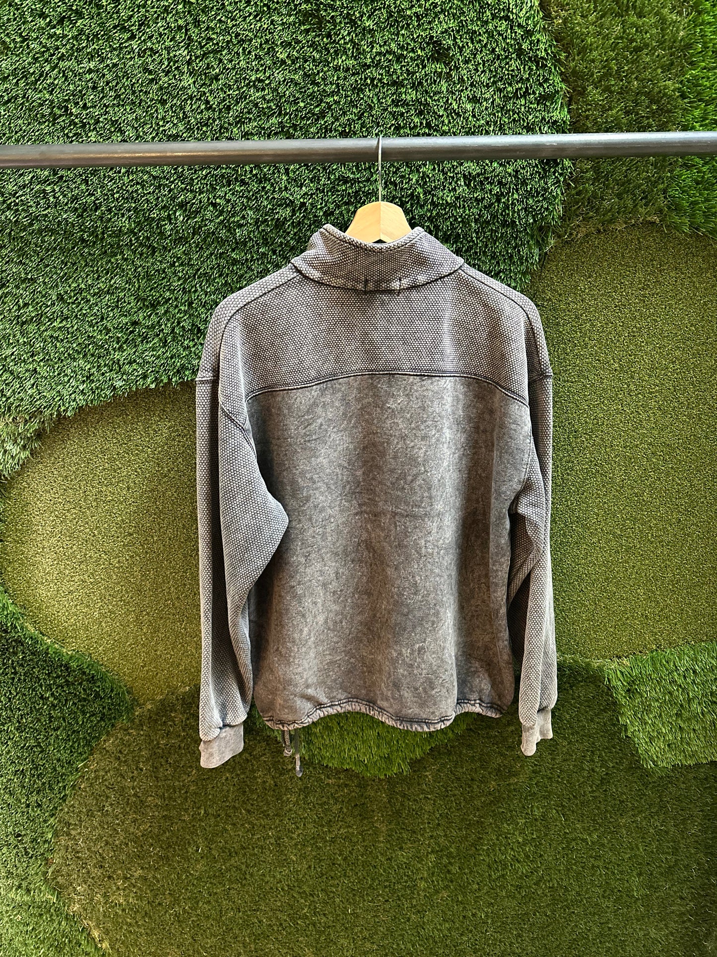 90s Kootenay Park 1/4 Zip-up Sweatshirt - S