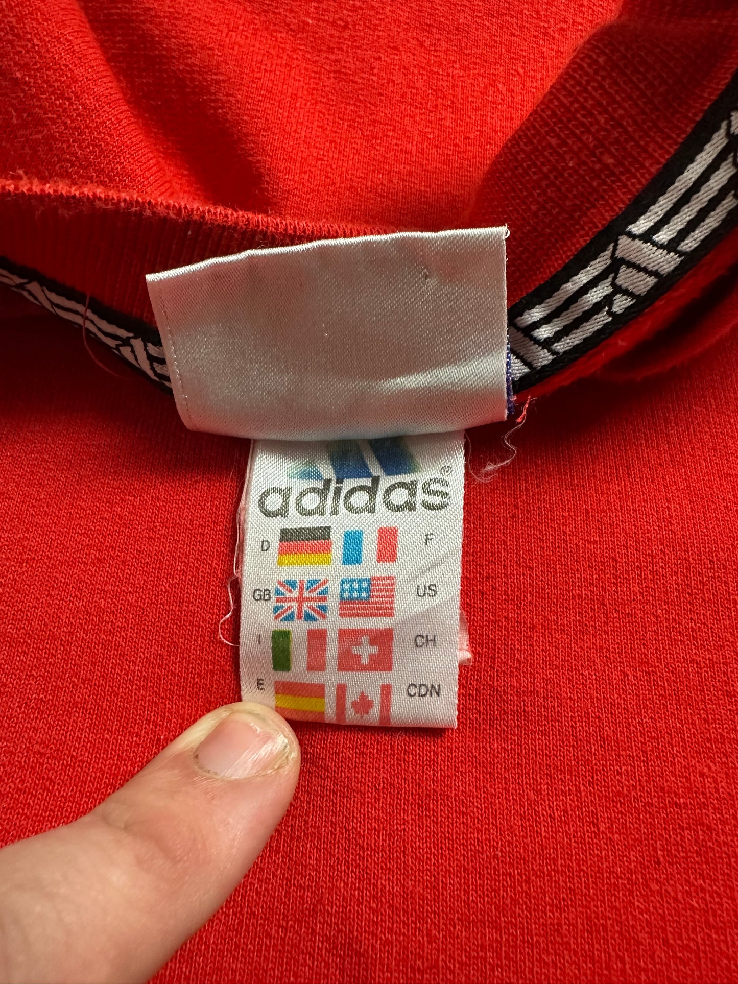 00s Adidas Logo Long Sleeve Shirt - M