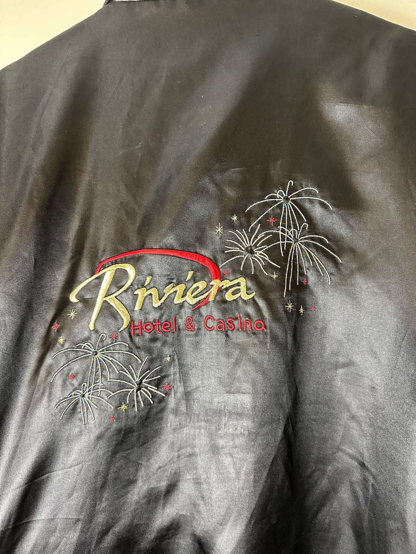Vintage Riviera Hotel And Casino Satin Jacket - XXL