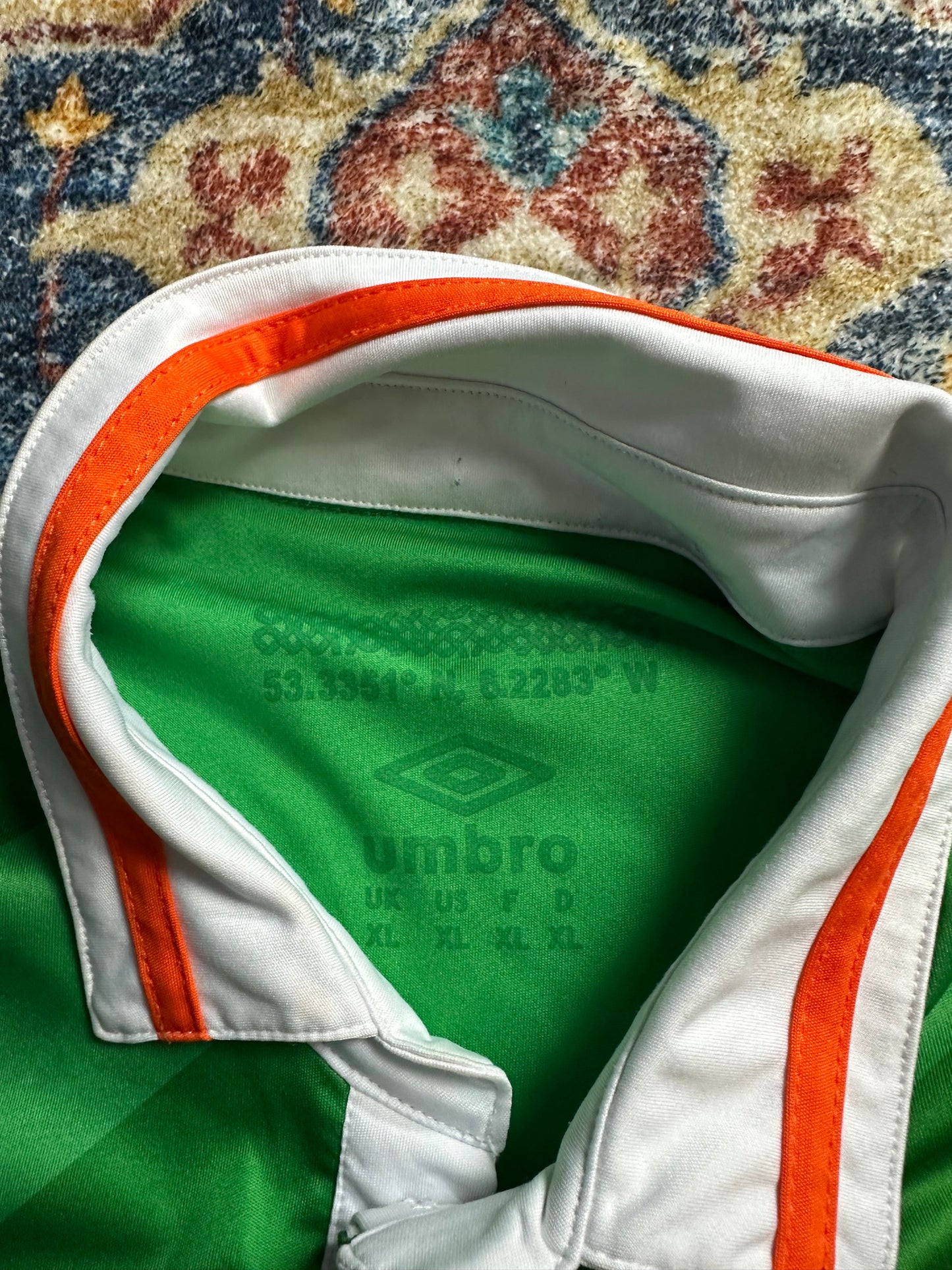 90s Umbro Ireland Soccer Jersey - XL