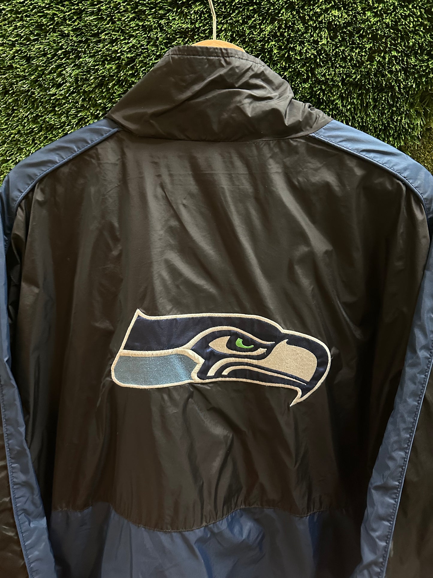 00s NFL Seattle Seahawks Zip-up Light Jacket - L