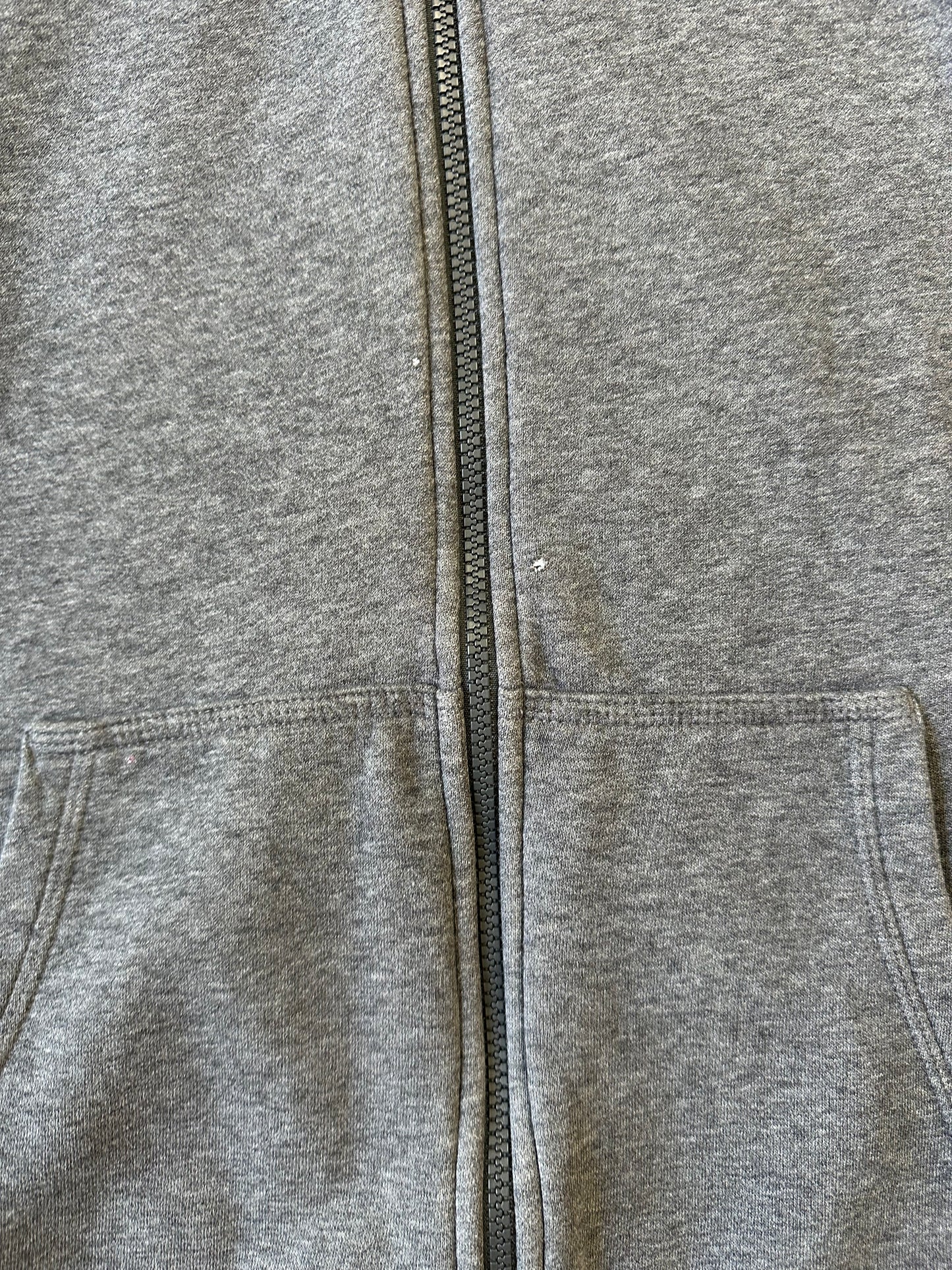 Nike Grey Zip-up Hoodie - L