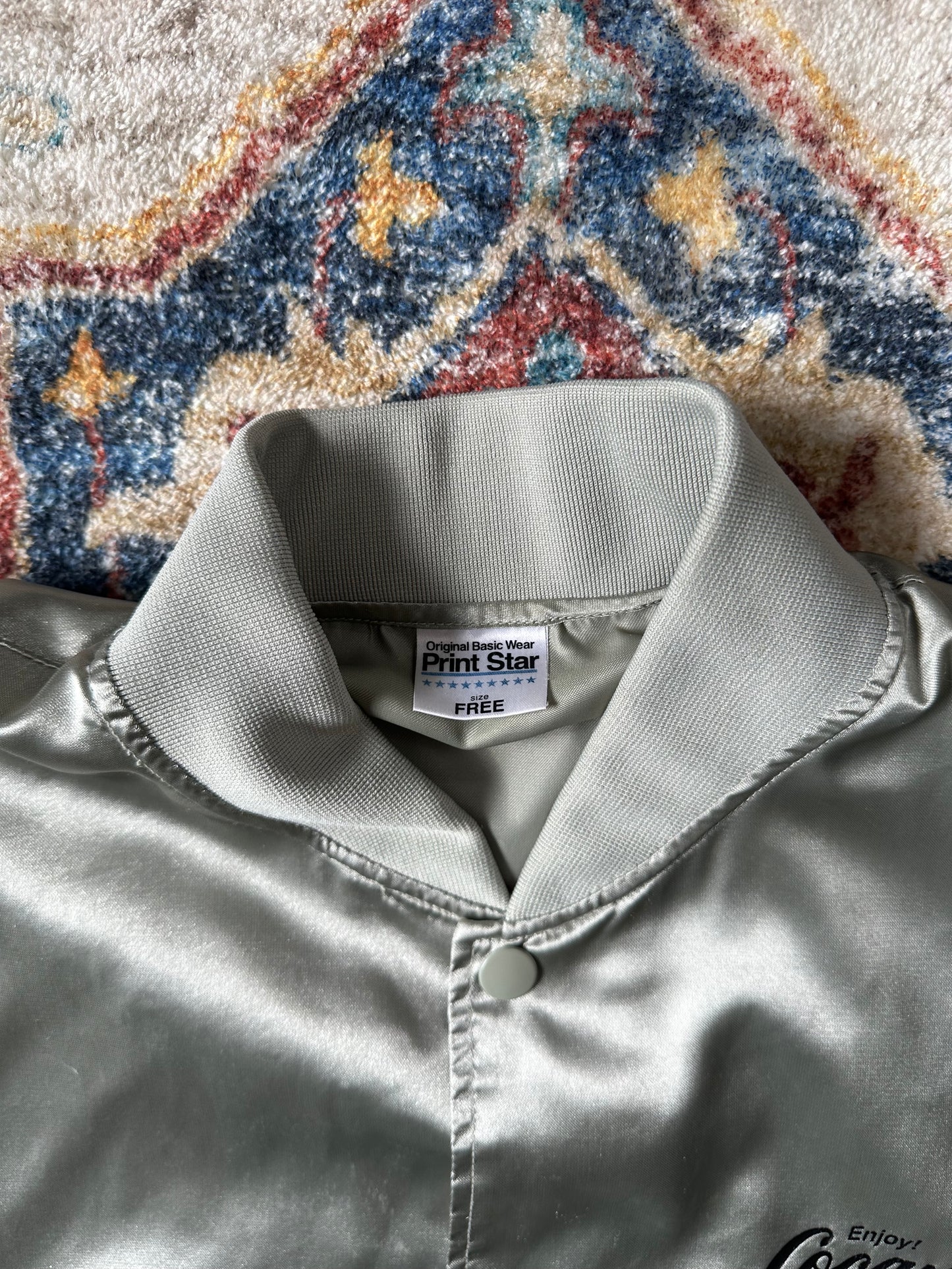 00s Coca-Cola R2 Satin Jacket - L