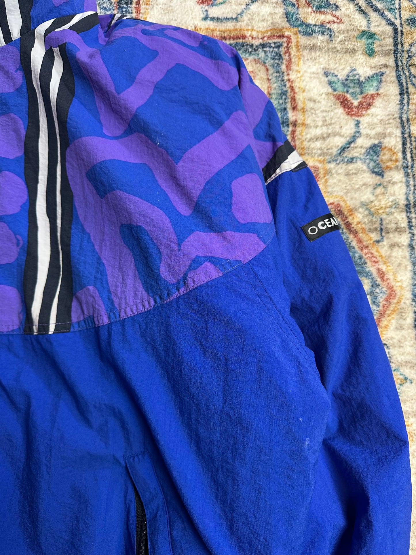 90s Ocean Pacific Abstract Zip-up Ski Jacket - L