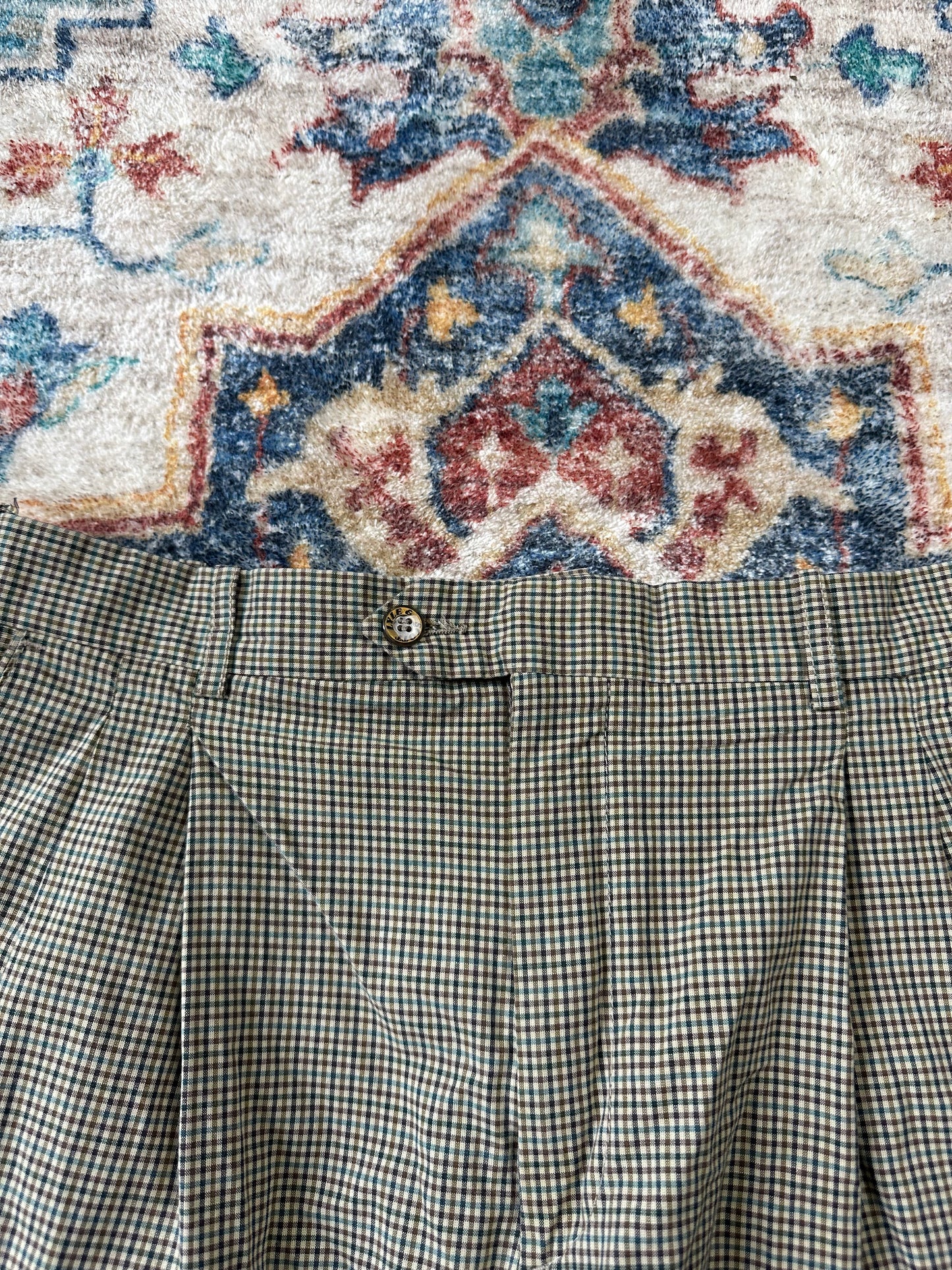 90s Lyle&Scott Plaid Shorts - 31