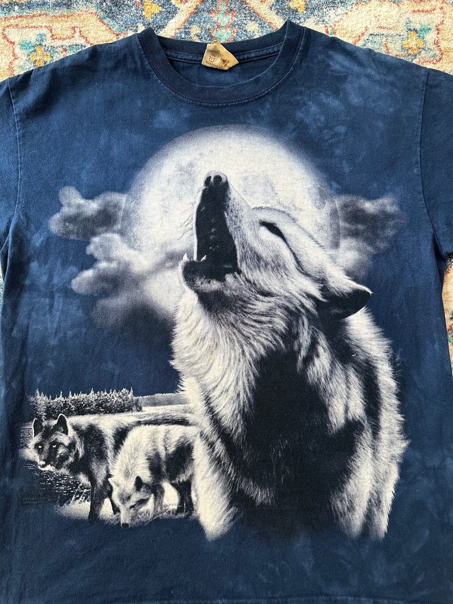 00s The Mountain Wolves Howling T-shirt - M