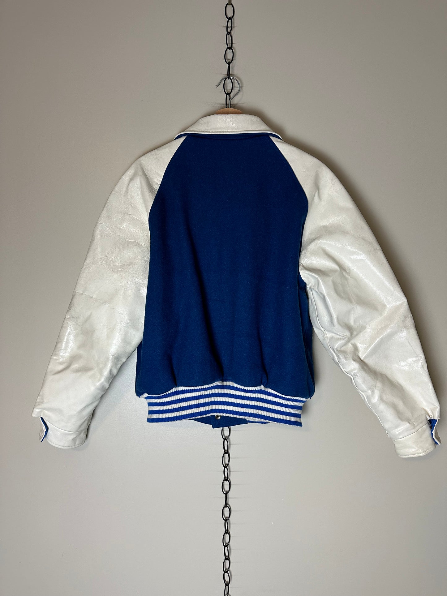 80s Maryland Heights Racing Club Varsity Jacket - M