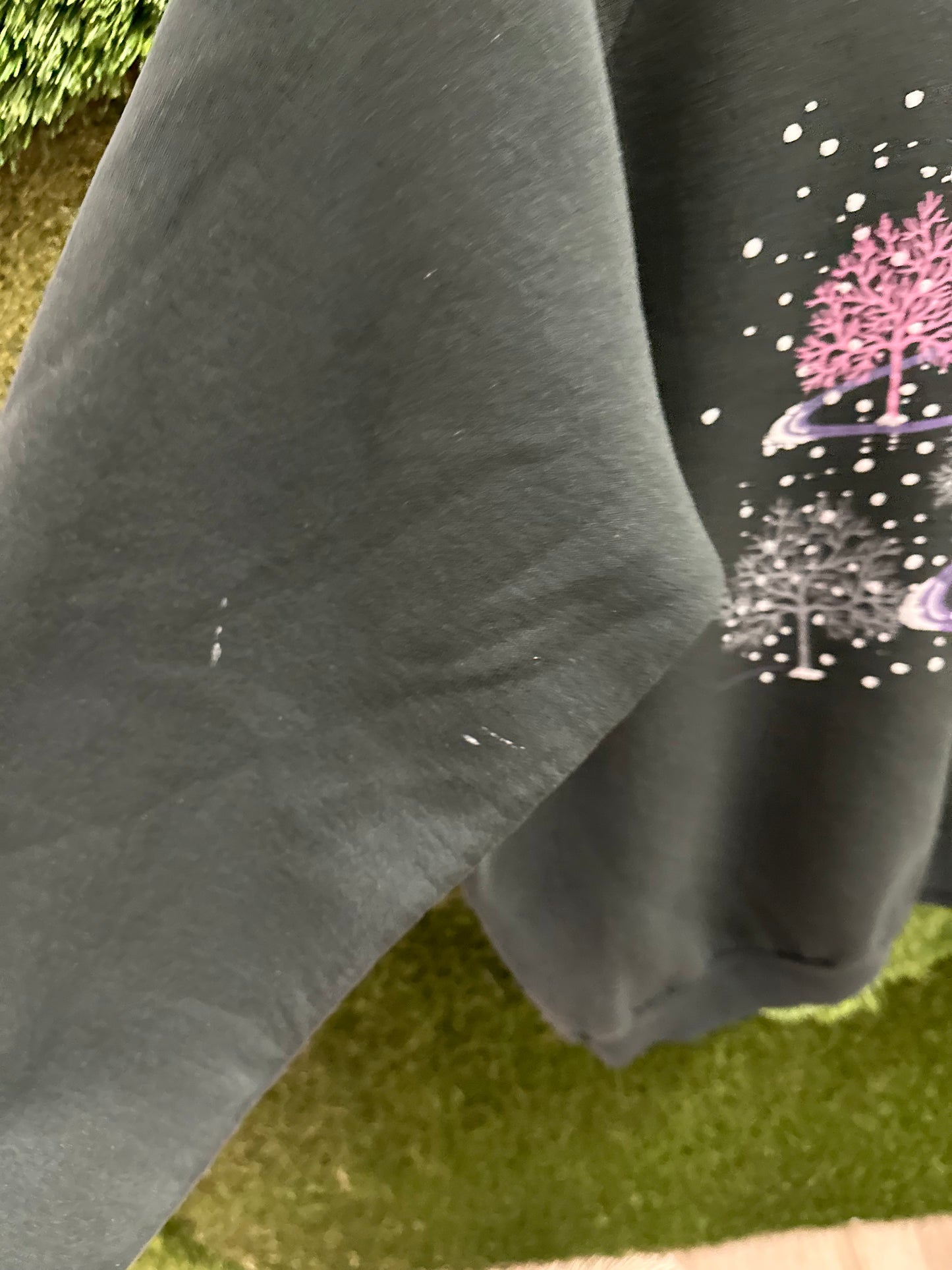 Vintage Winter Trees Crewneck - L