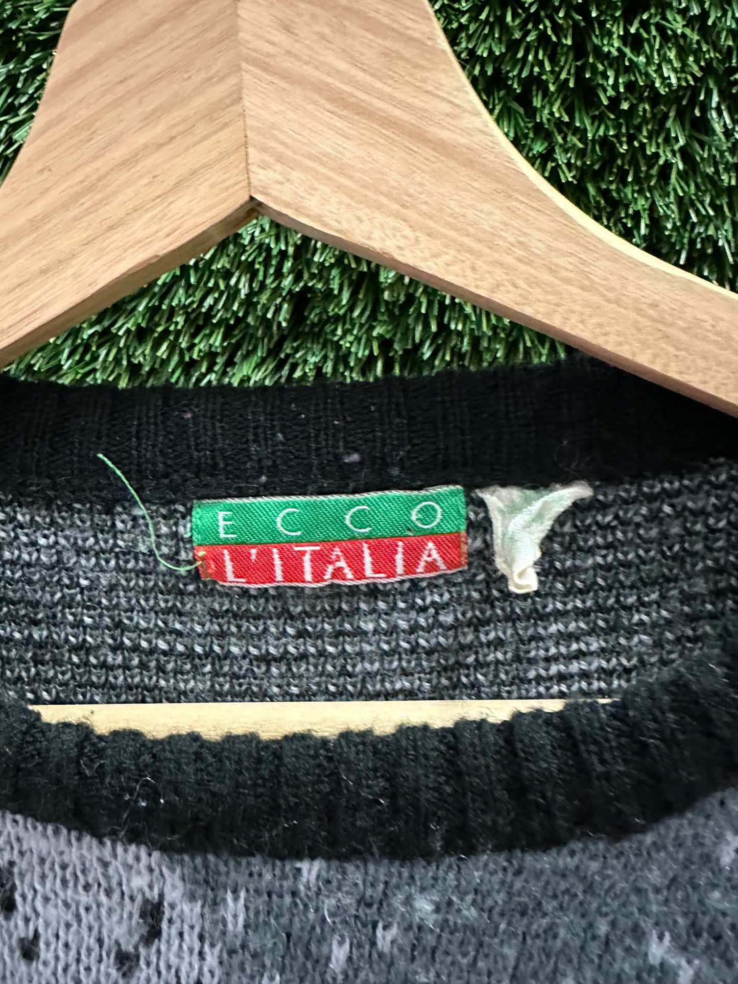 Vintage Ecco L’Italia Abstract Sweater - M