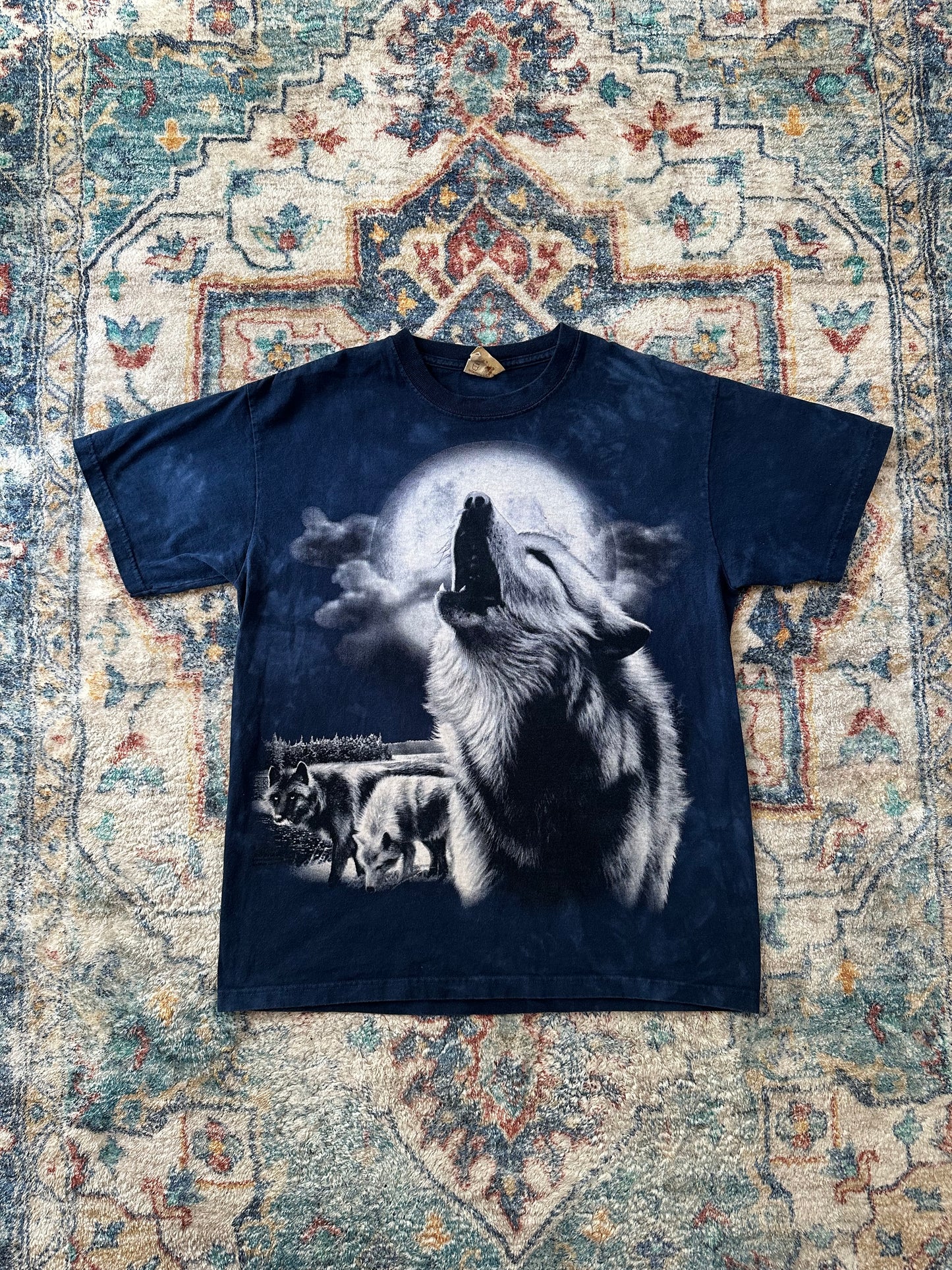 00s The Mountain Wolves Howling T-shirt - M