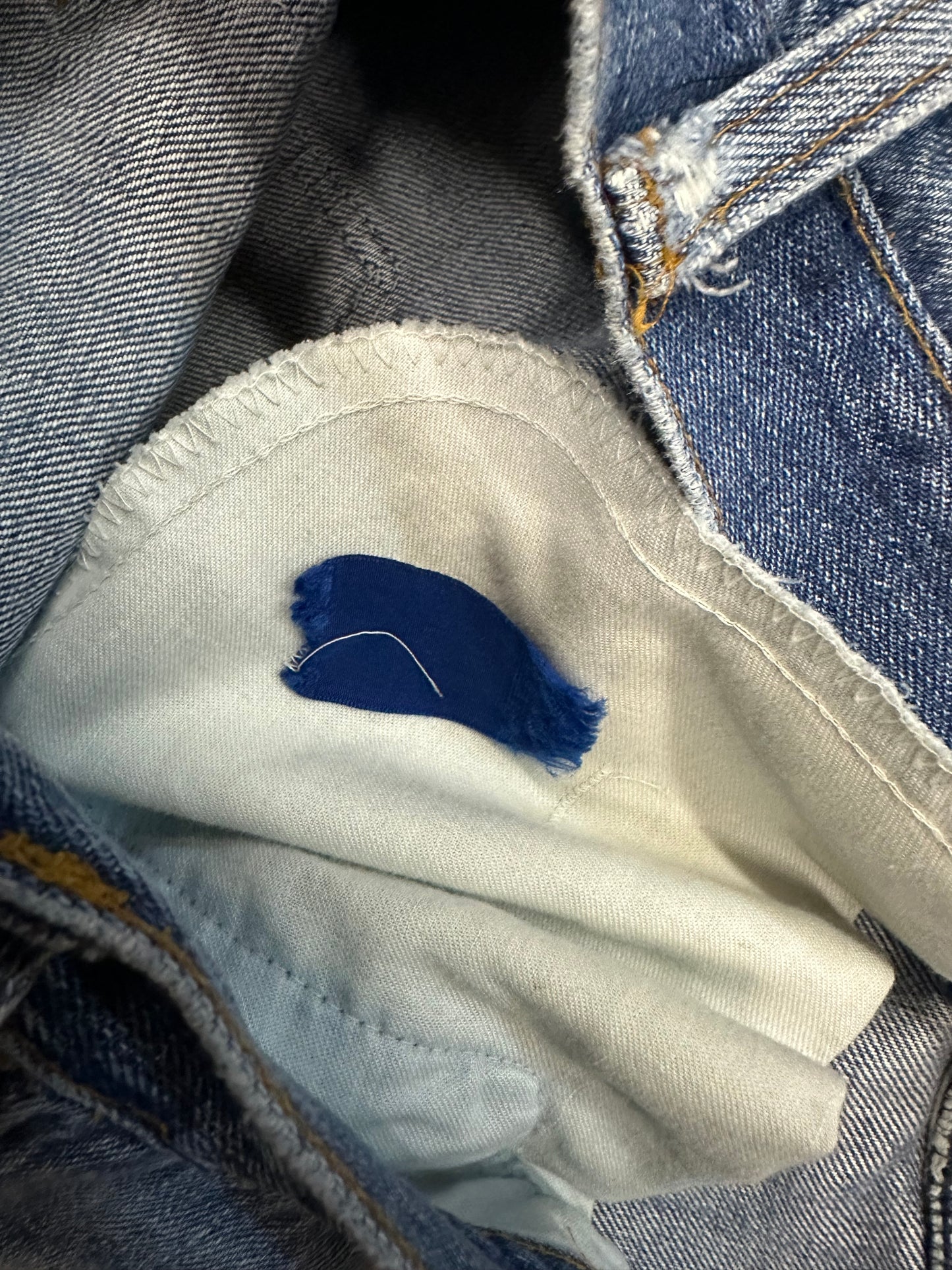 70s Blue Midwash Jeans - 34