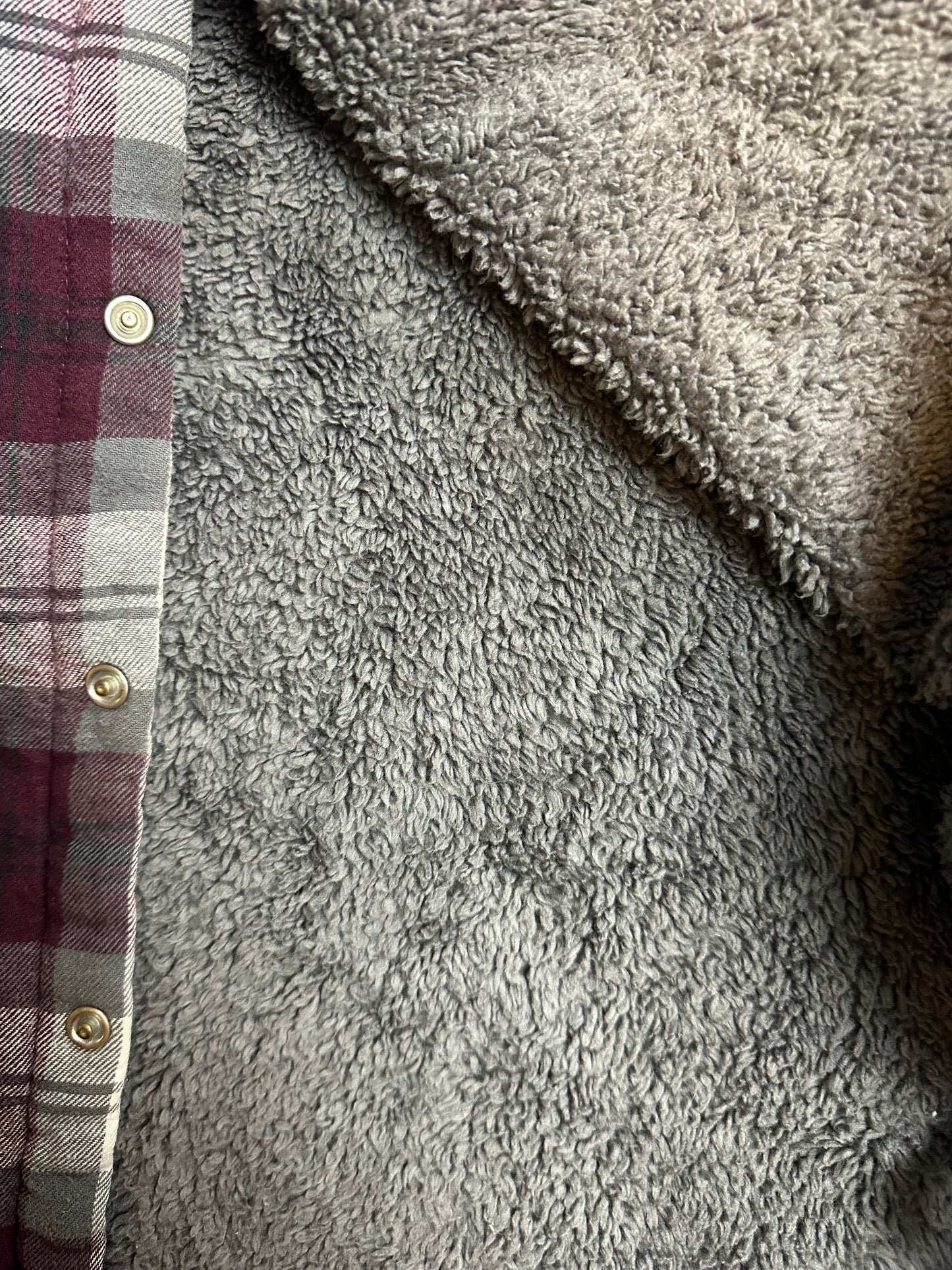 00s JNCO Sherpa Lined Plaid Jacket - L