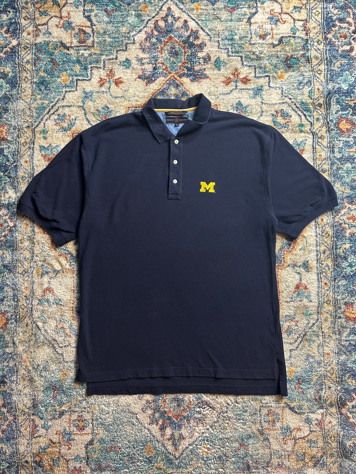 Tommy Hilfiger Michigan Wolverines Polo Shirt - XL