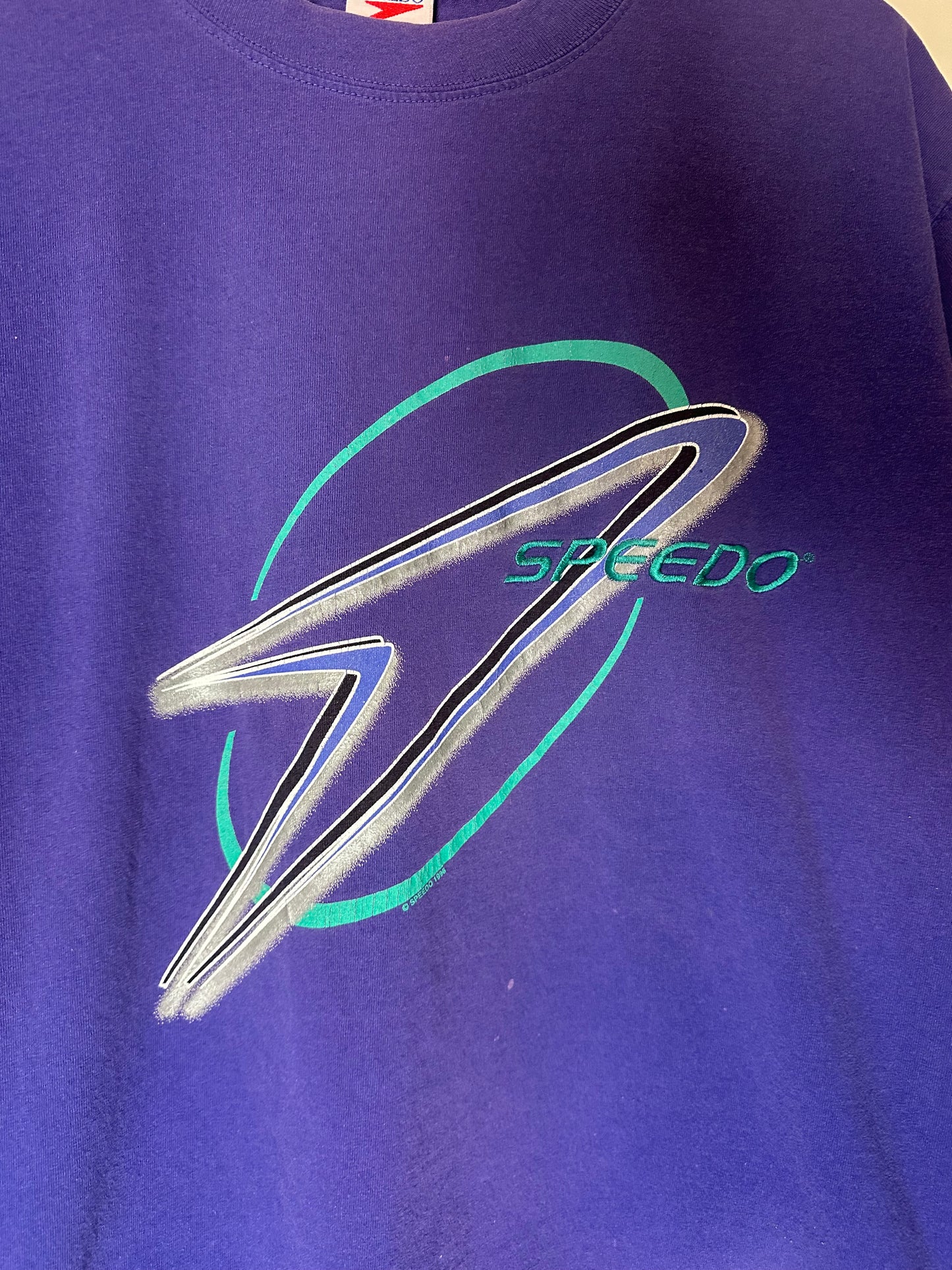 90s Speedo Spellout T-shirt - M