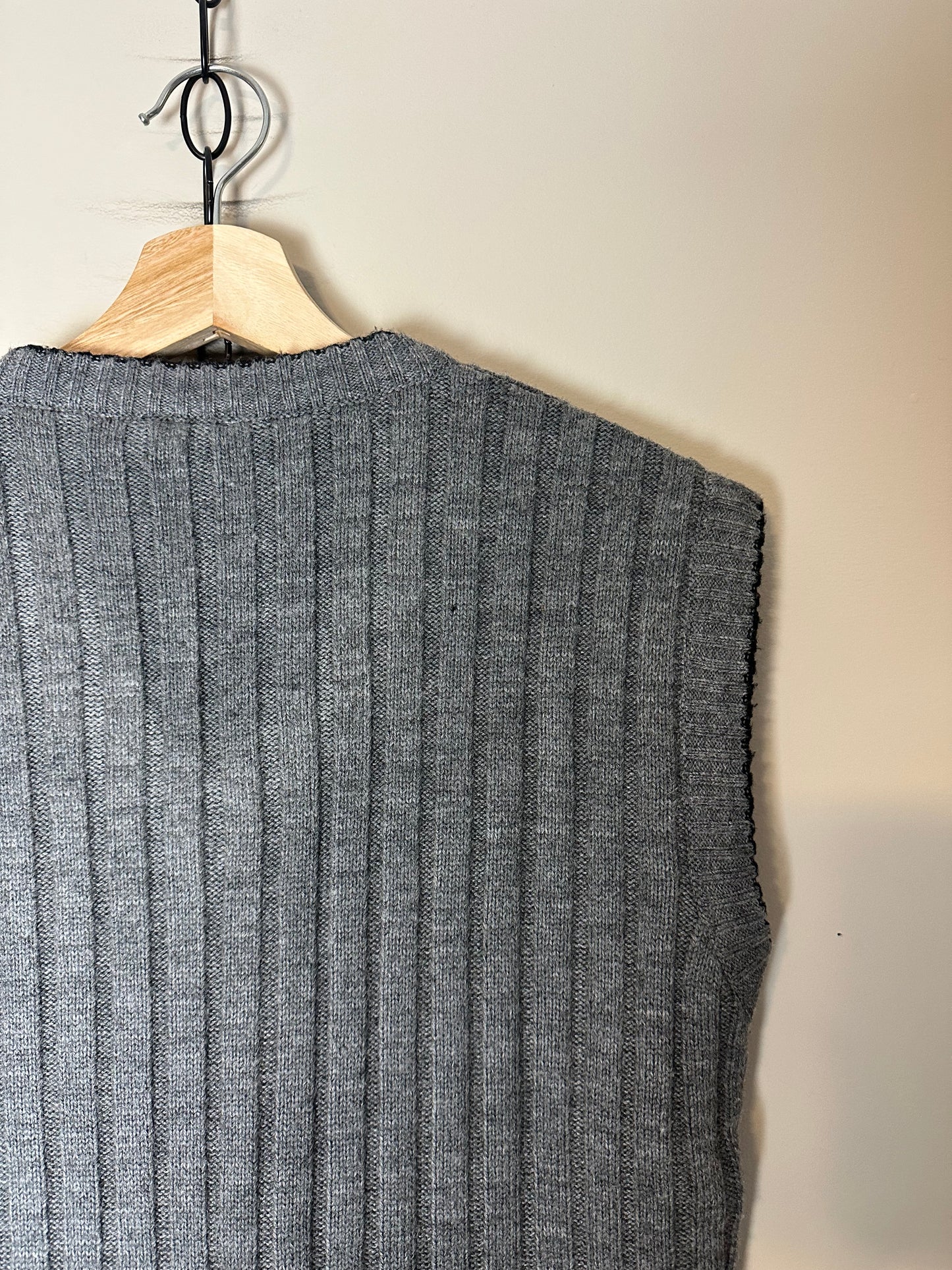 Adidas Cable Knit Sweater Vest - M