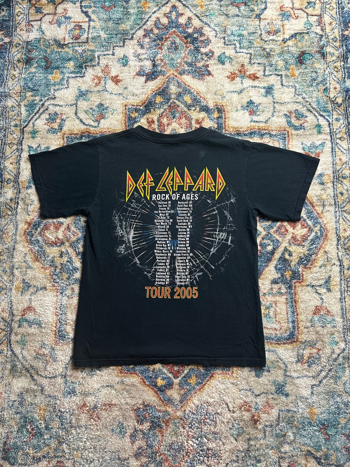 00s Def Leppard Rock Of Ages Band T-shirt - S