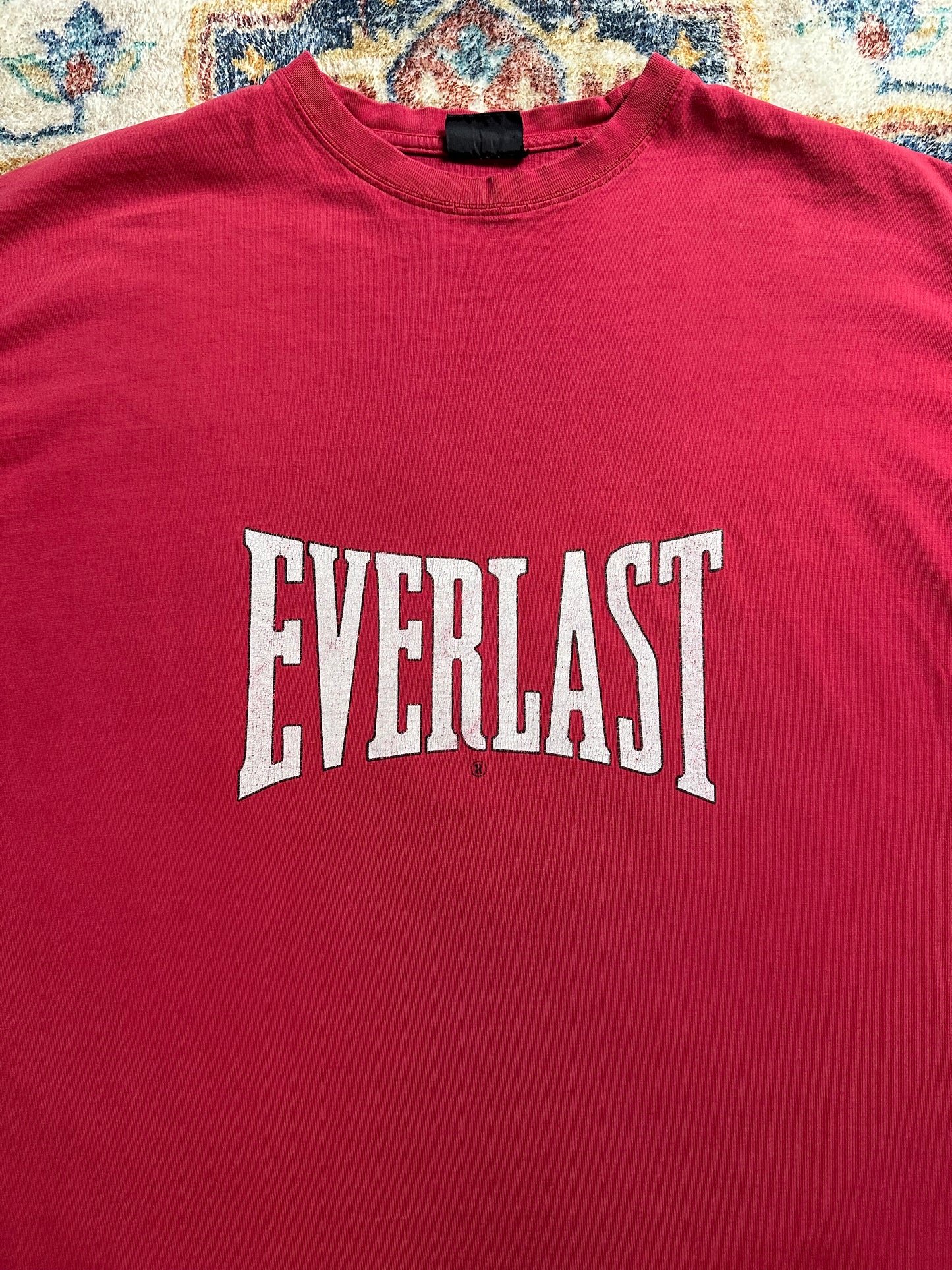 90s Everlast Spellout T-shirt - XL