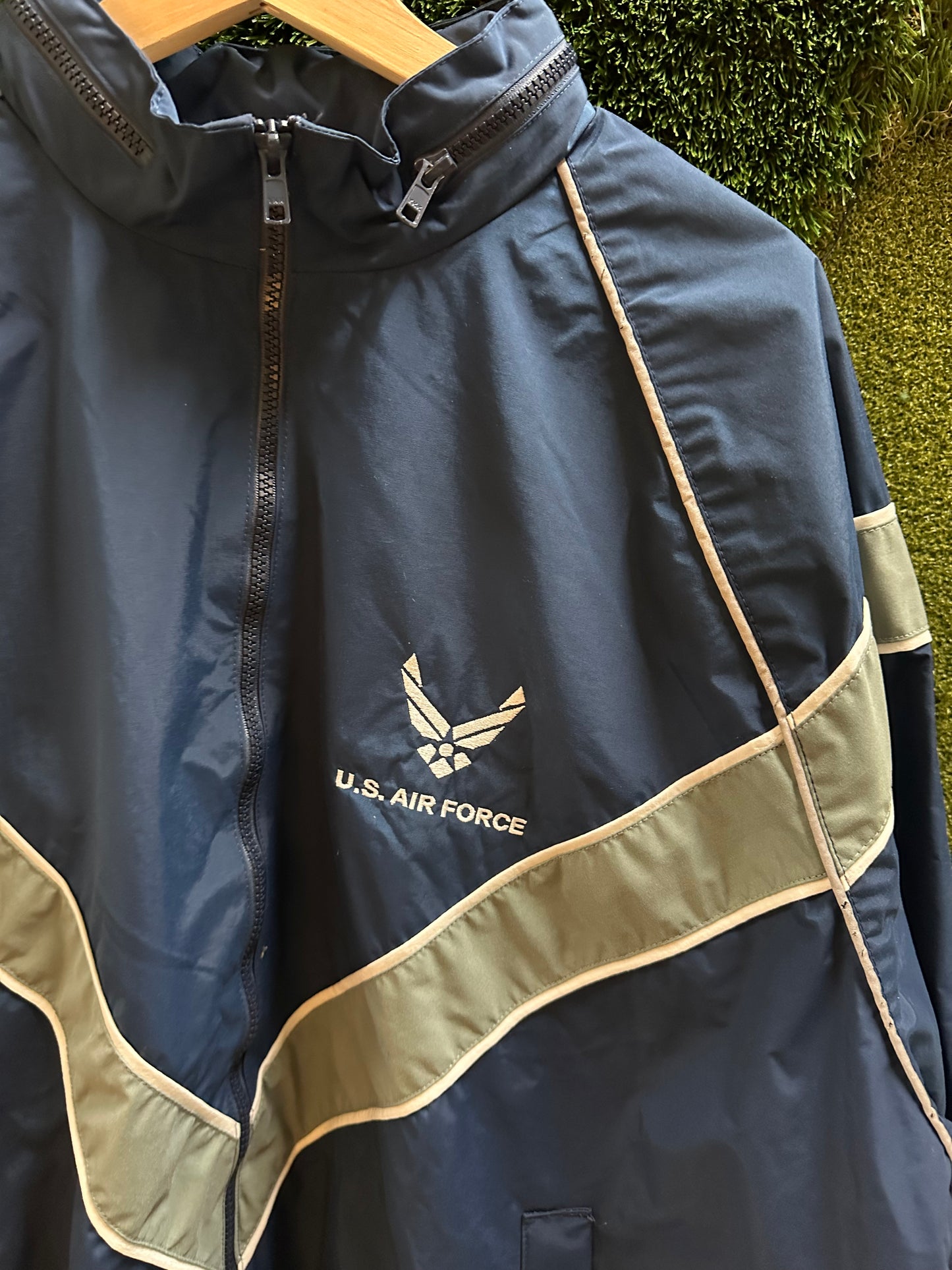 00s US Air Force Zip-up Jacket - XL