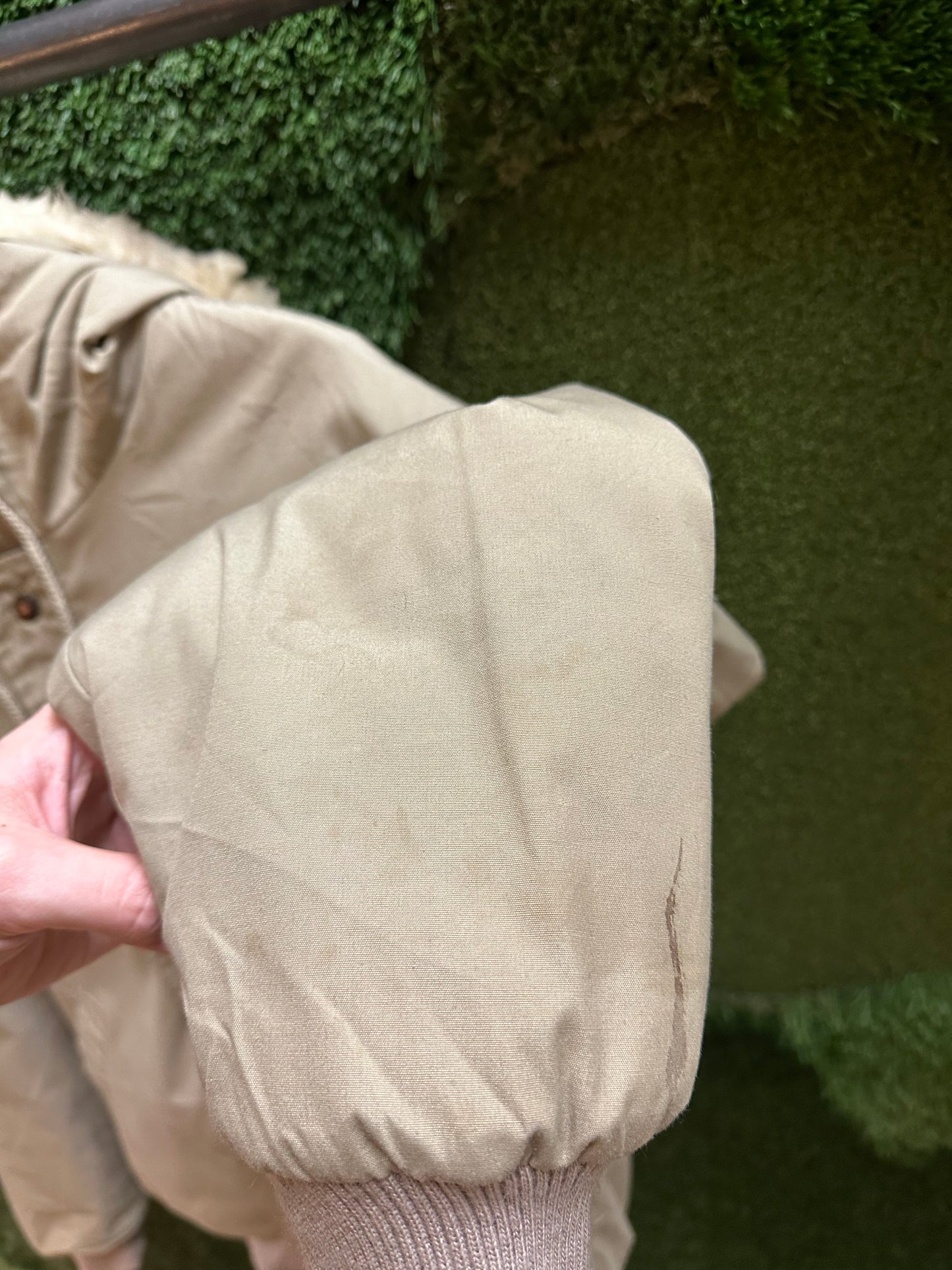 80s Sears Down Filled Bomber Jacket - L
