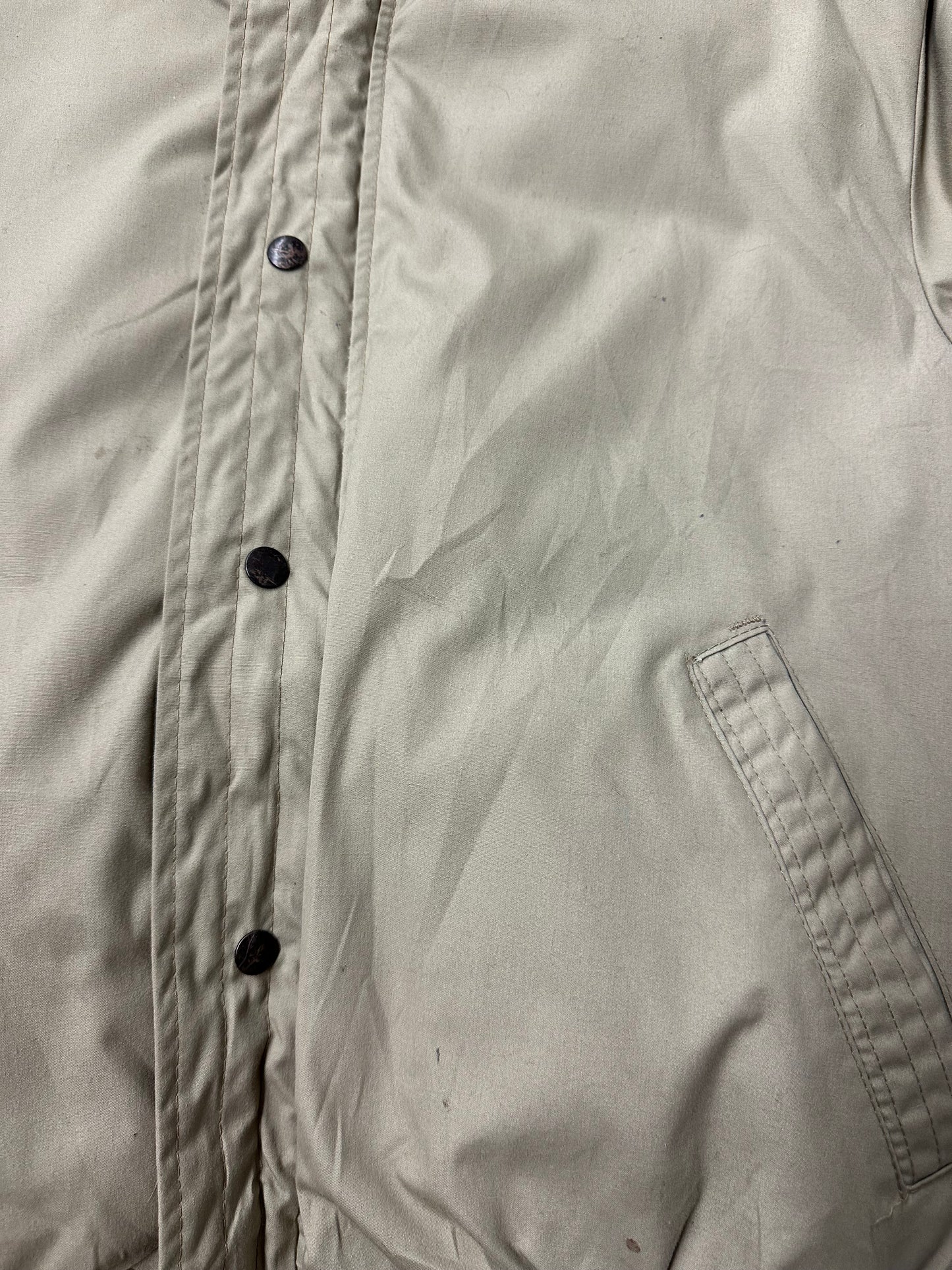 80s Sears Down Filled Bomber Jacket - L