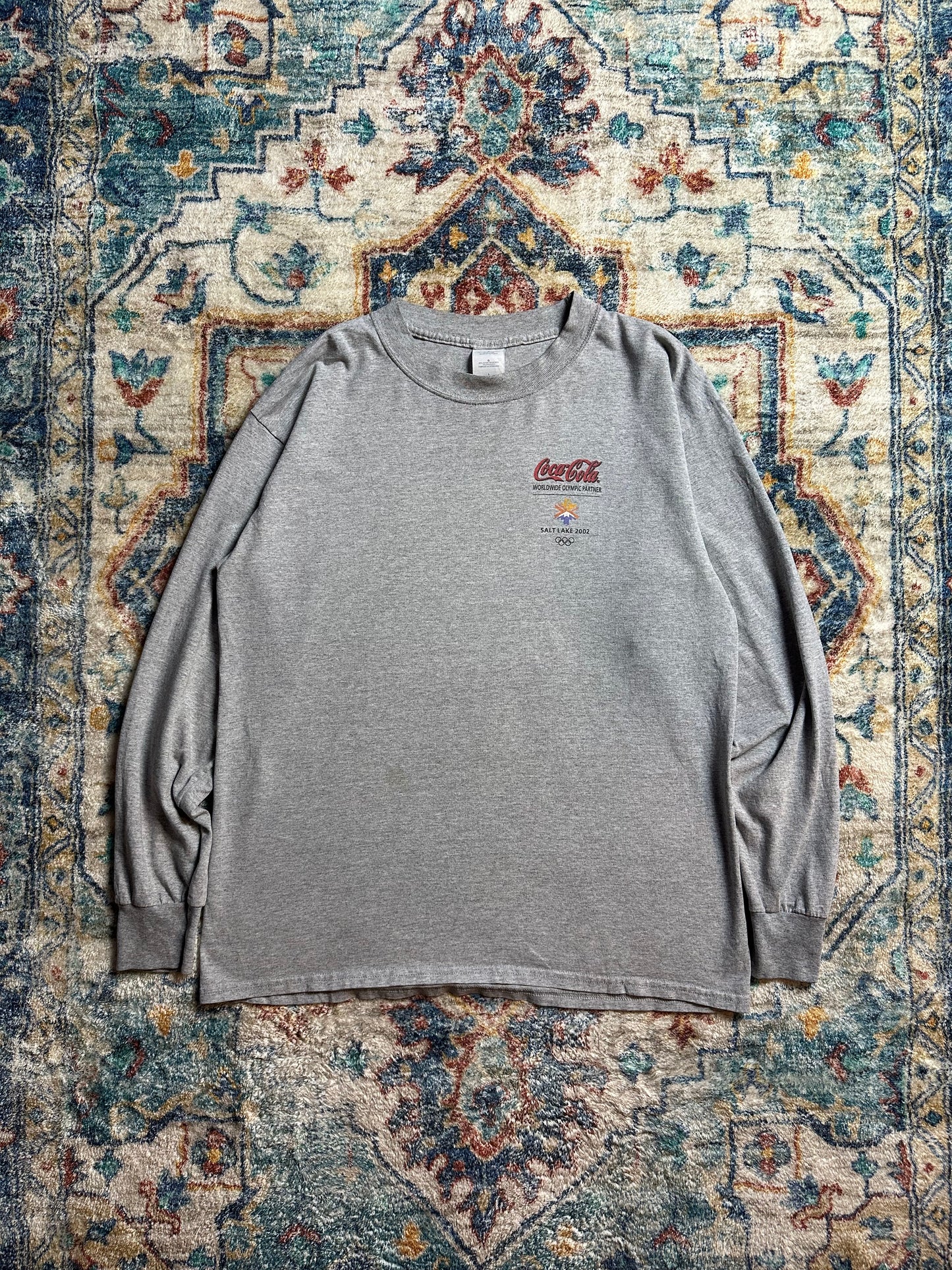 00s Coca Cola Athens Olympics Long Sleeve T-shirt - L