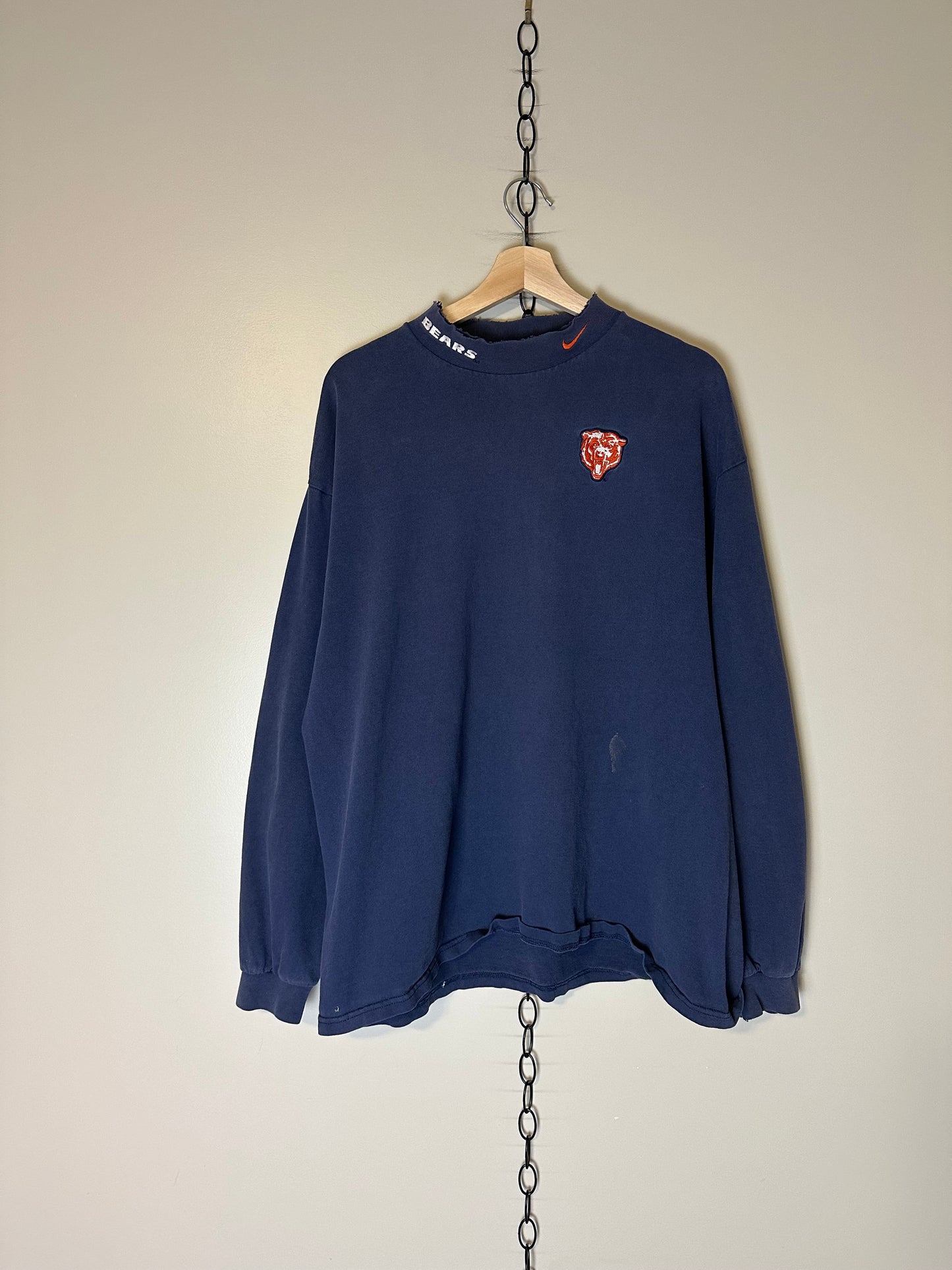 90s Nike NFL Chicago Bears Turtleneck T-shirt - XL