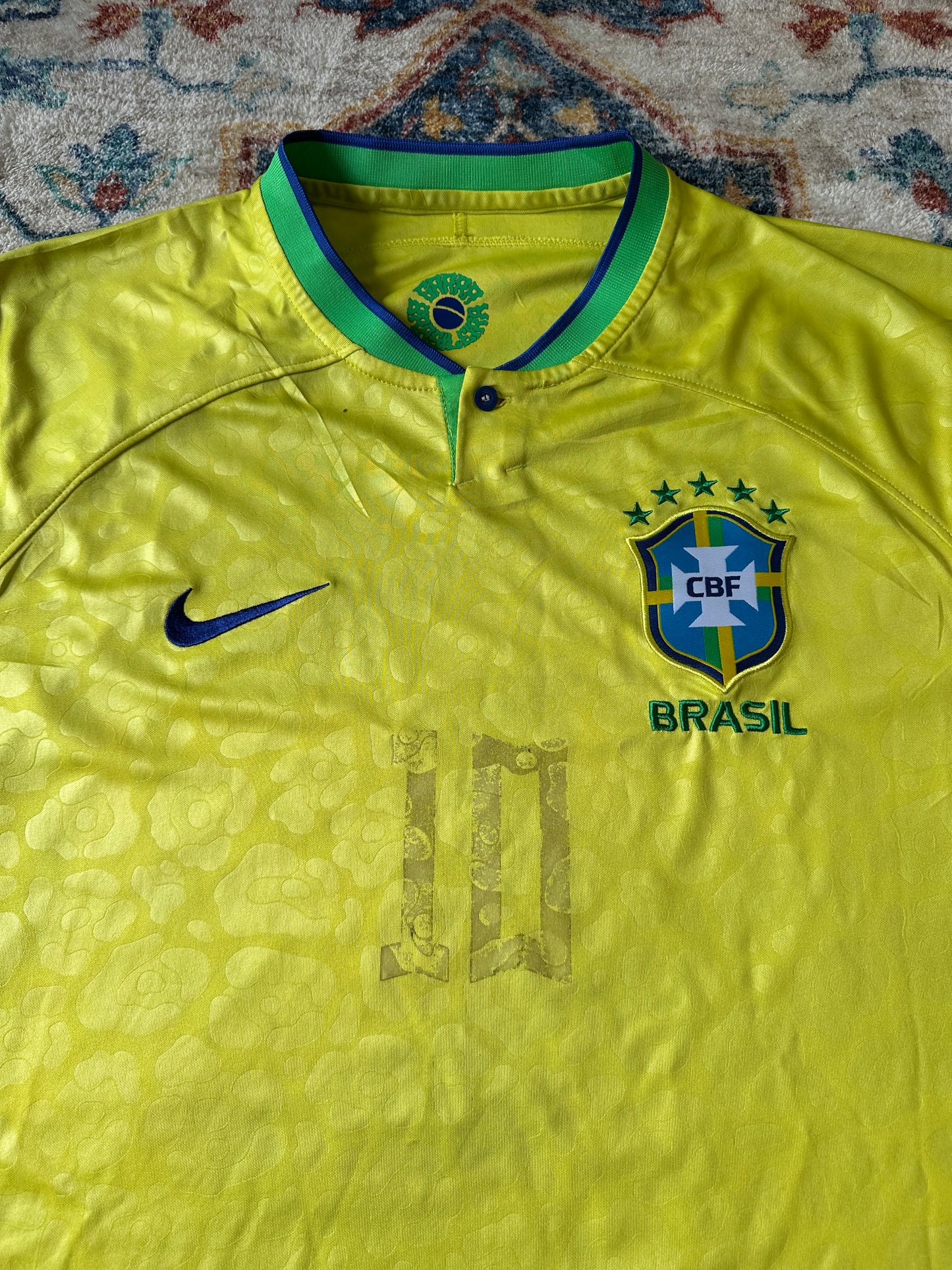 Nike Brazil Neymar World Cup Soccer Jersey - XL