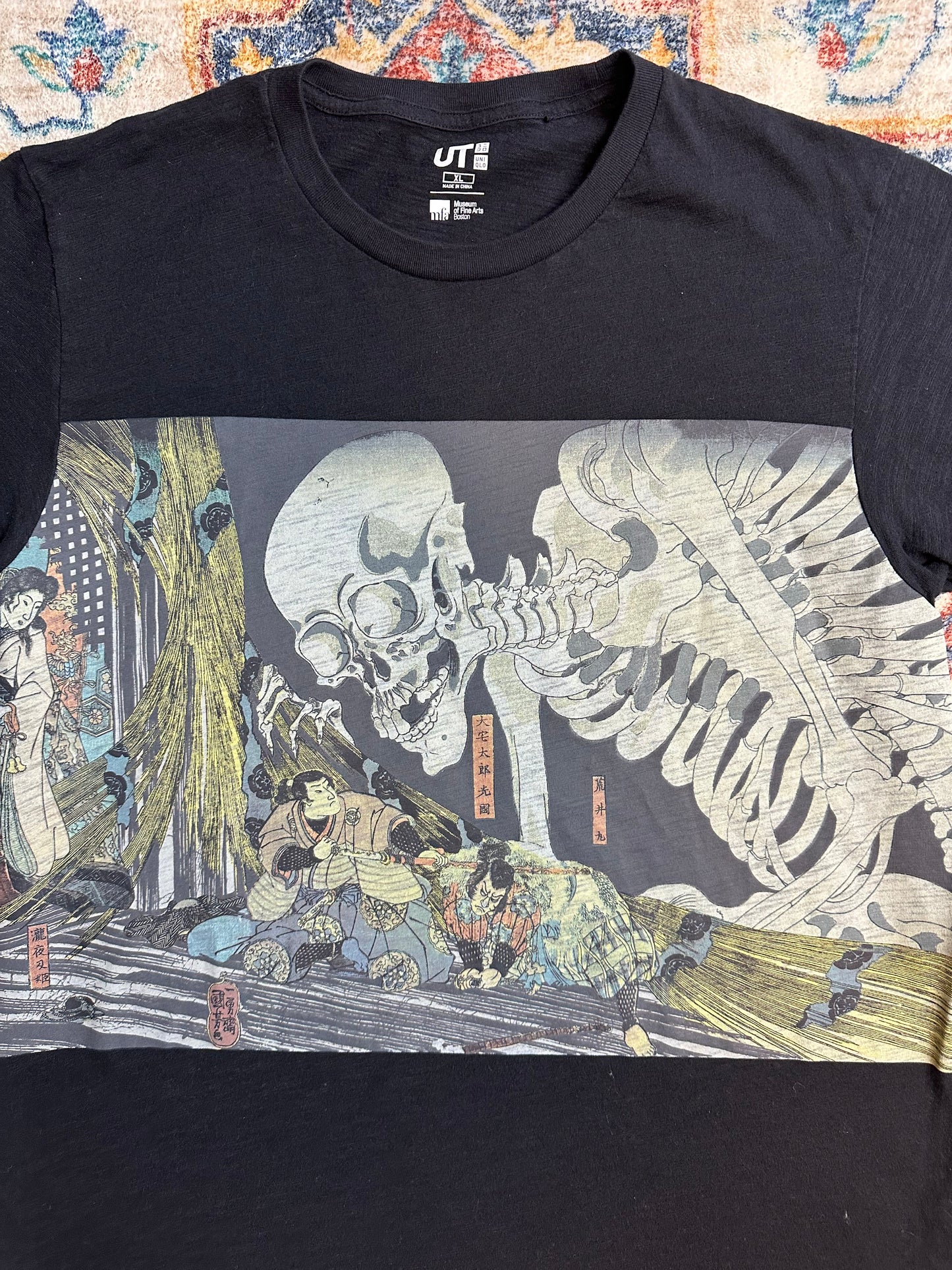Uniqlo Museum Of Boston Skeleton Samurai T-shirt - XL