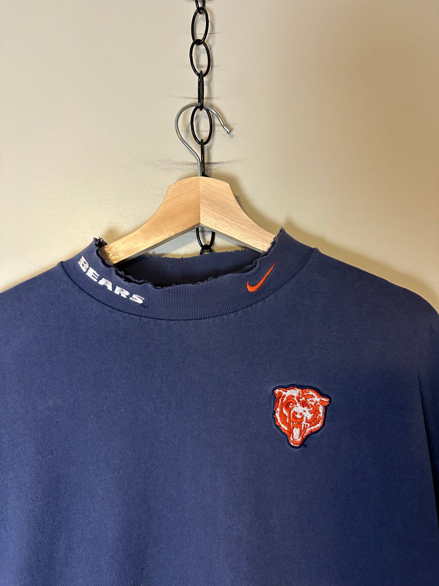 90s Nike NFL Chicago Bears Turtleneck T-shirt - XL