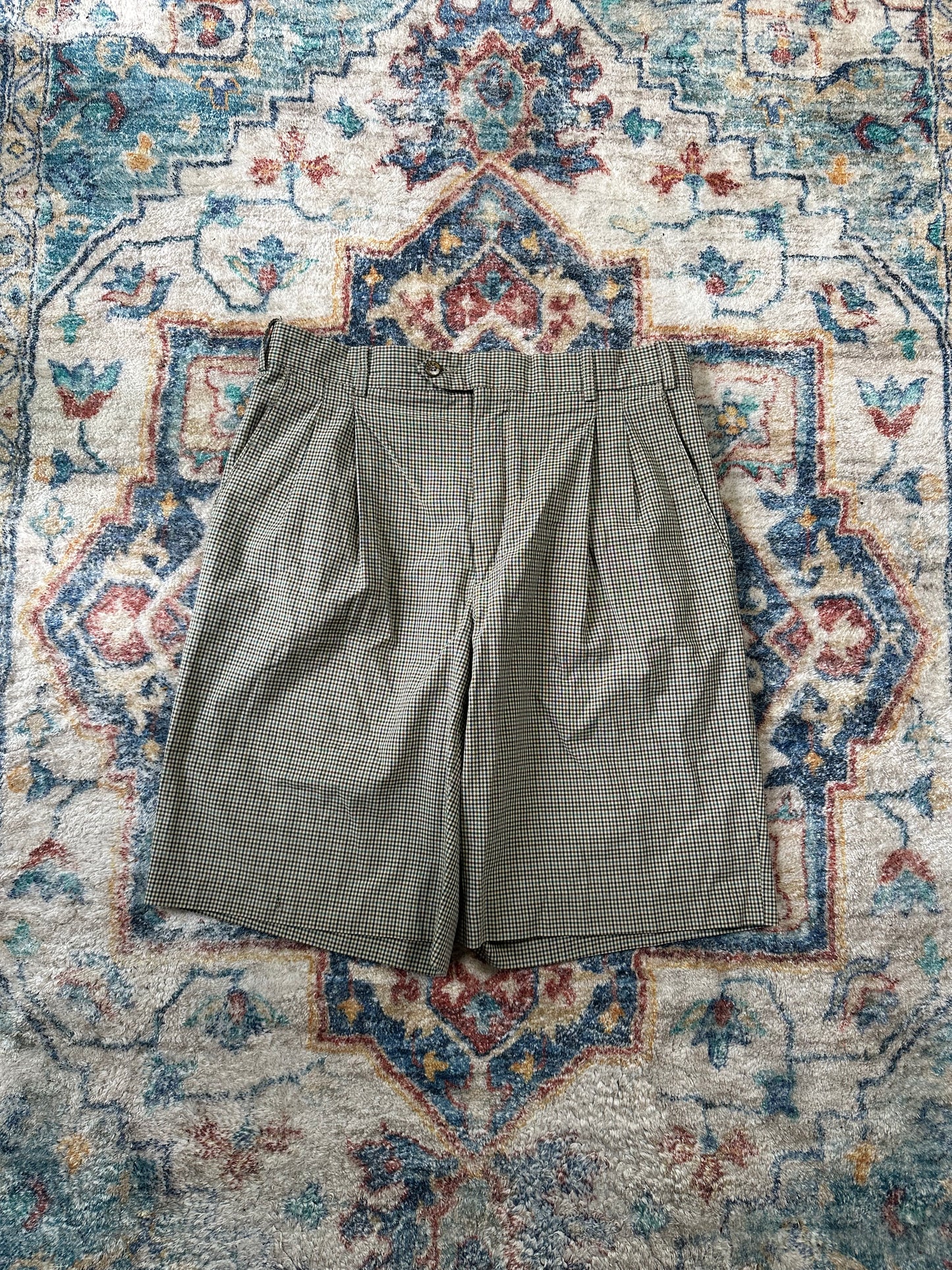90s Lyle&Scott Plaid Shorts - 31