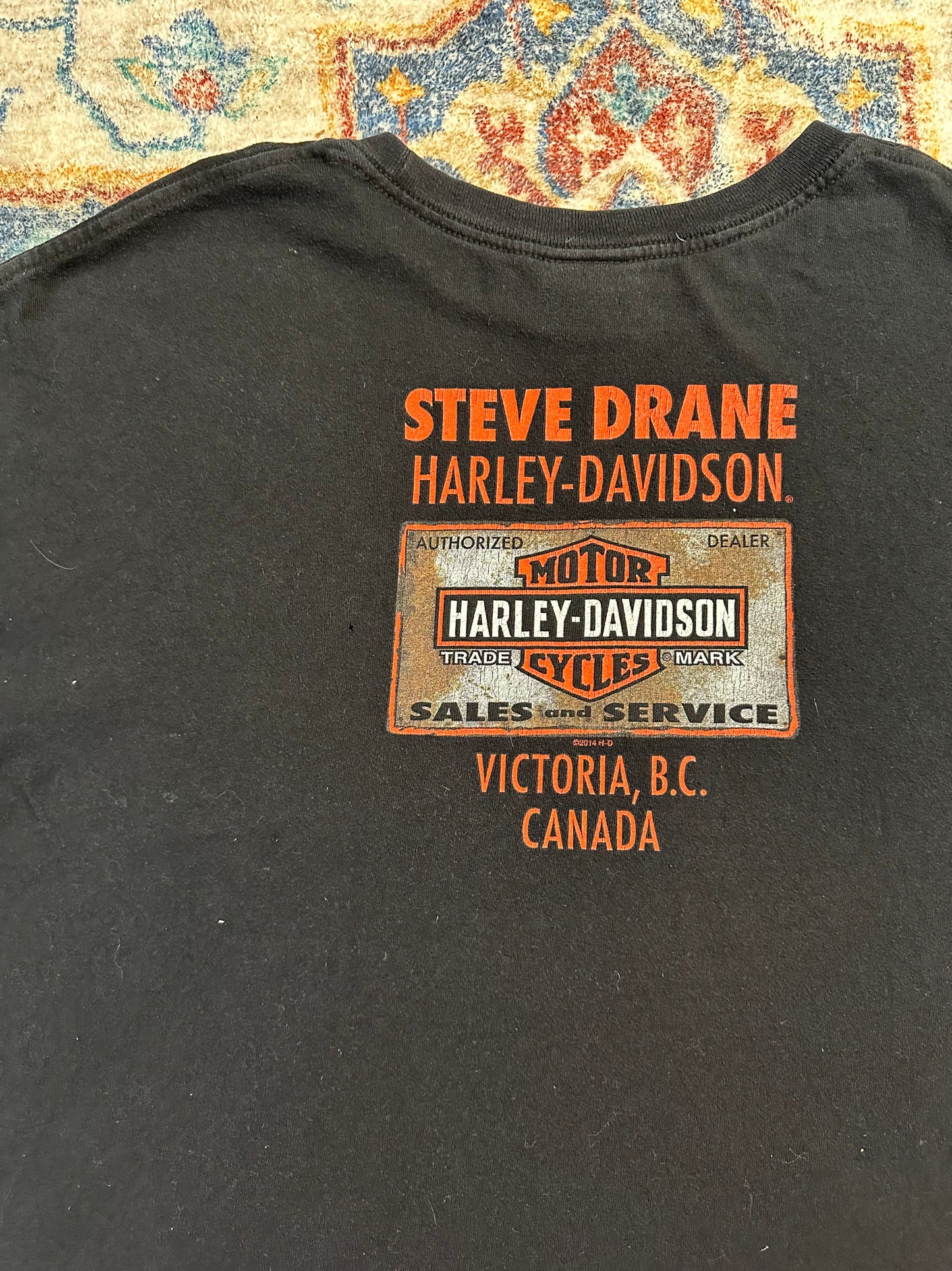 Harley Davidson Insane Ride Clown Biker T-shirt - XXL