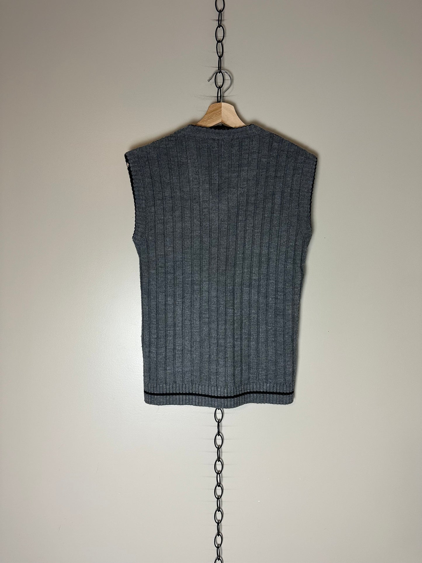 Adidas Cable Knit Sweater Vest - M