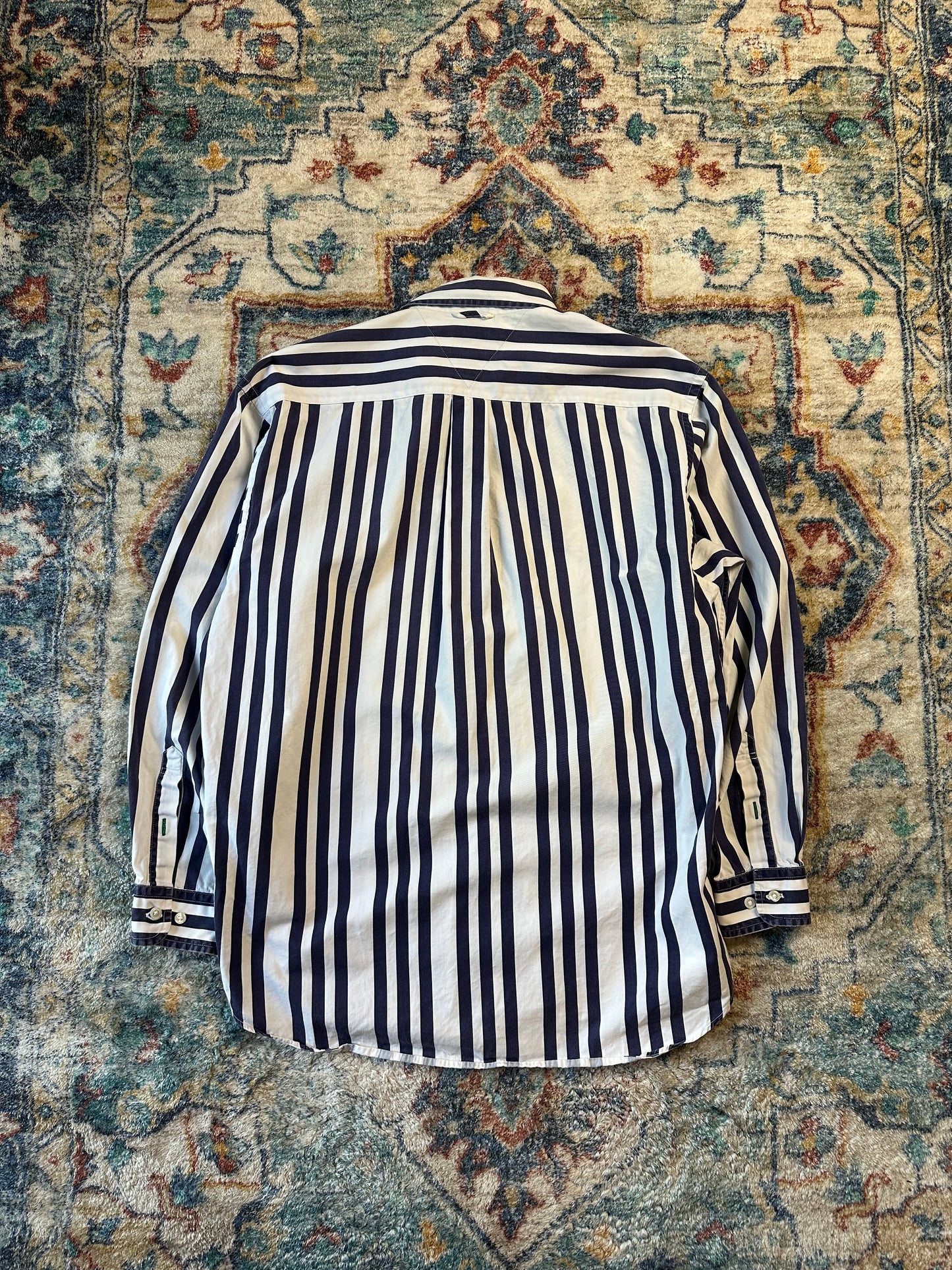 00s Tommy Hilfiger Striped Button-up Shirt - S