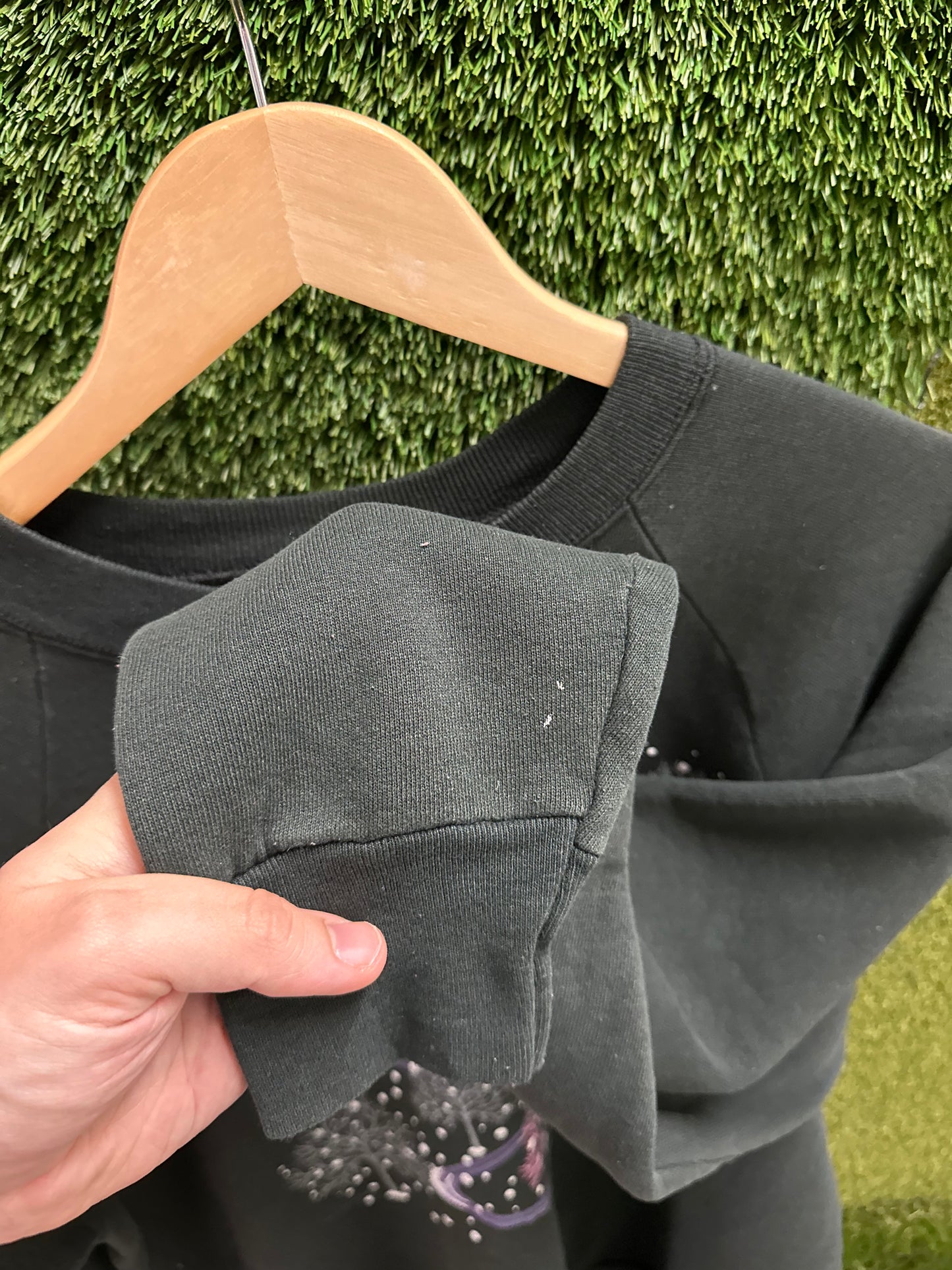 Vintage Winter Trees Crewneck - L