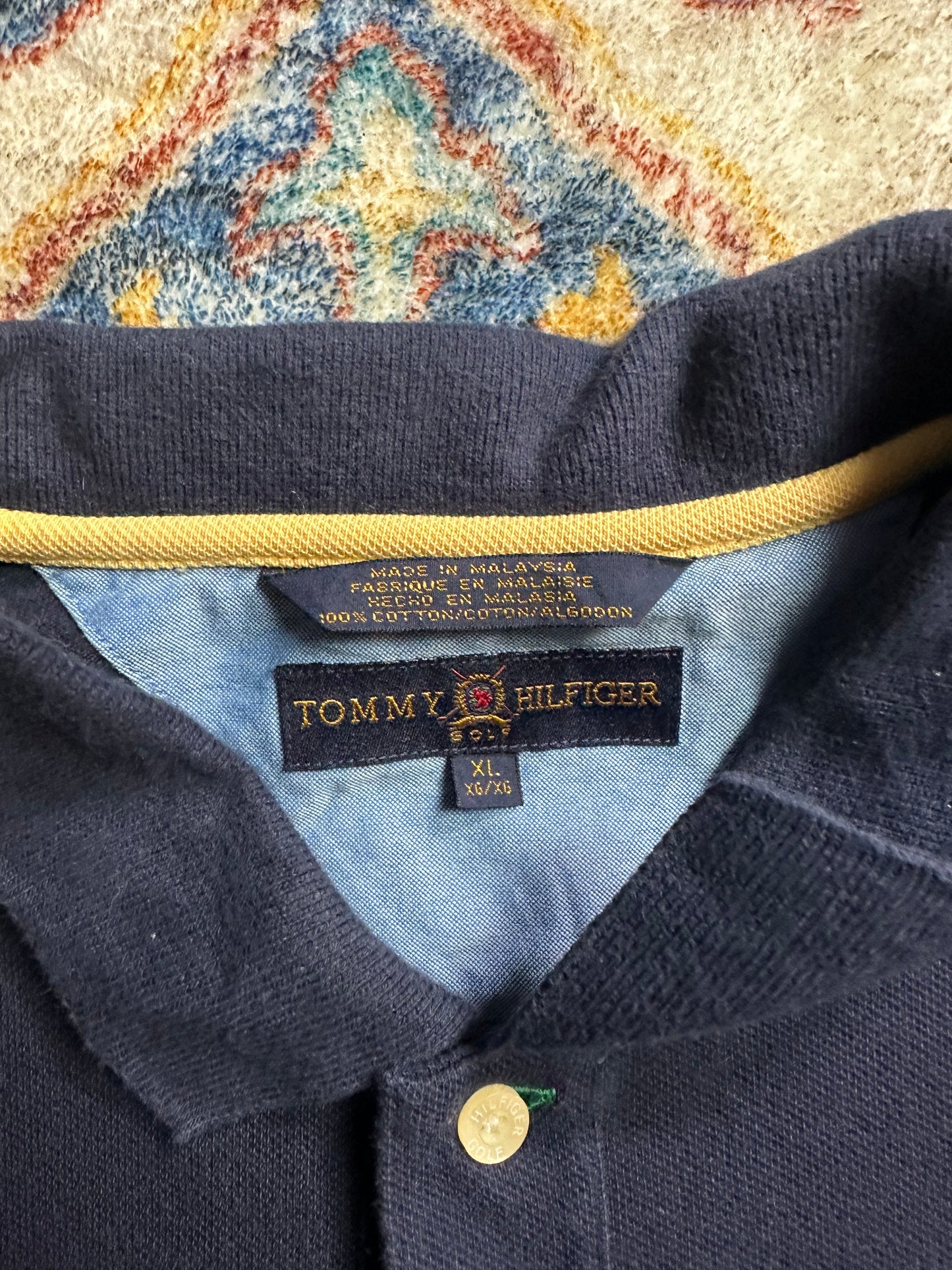 Tommy Hilfiger Michigan Wolverines Polo Shirt - XL