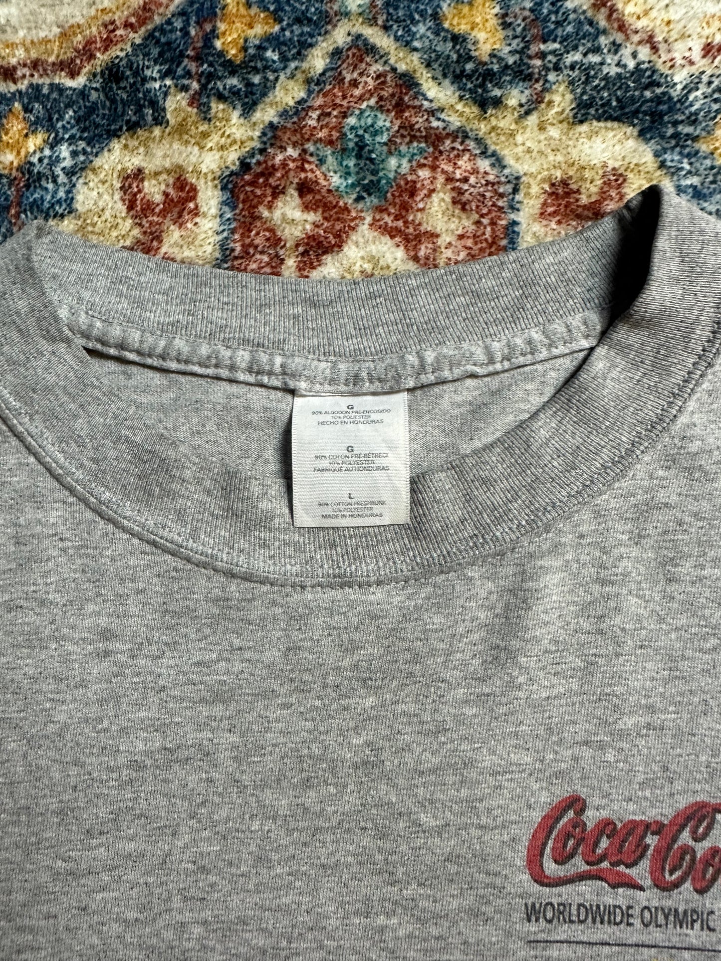 00s Coca Cola Athens Olympics Long Sleeve T-shirt - L