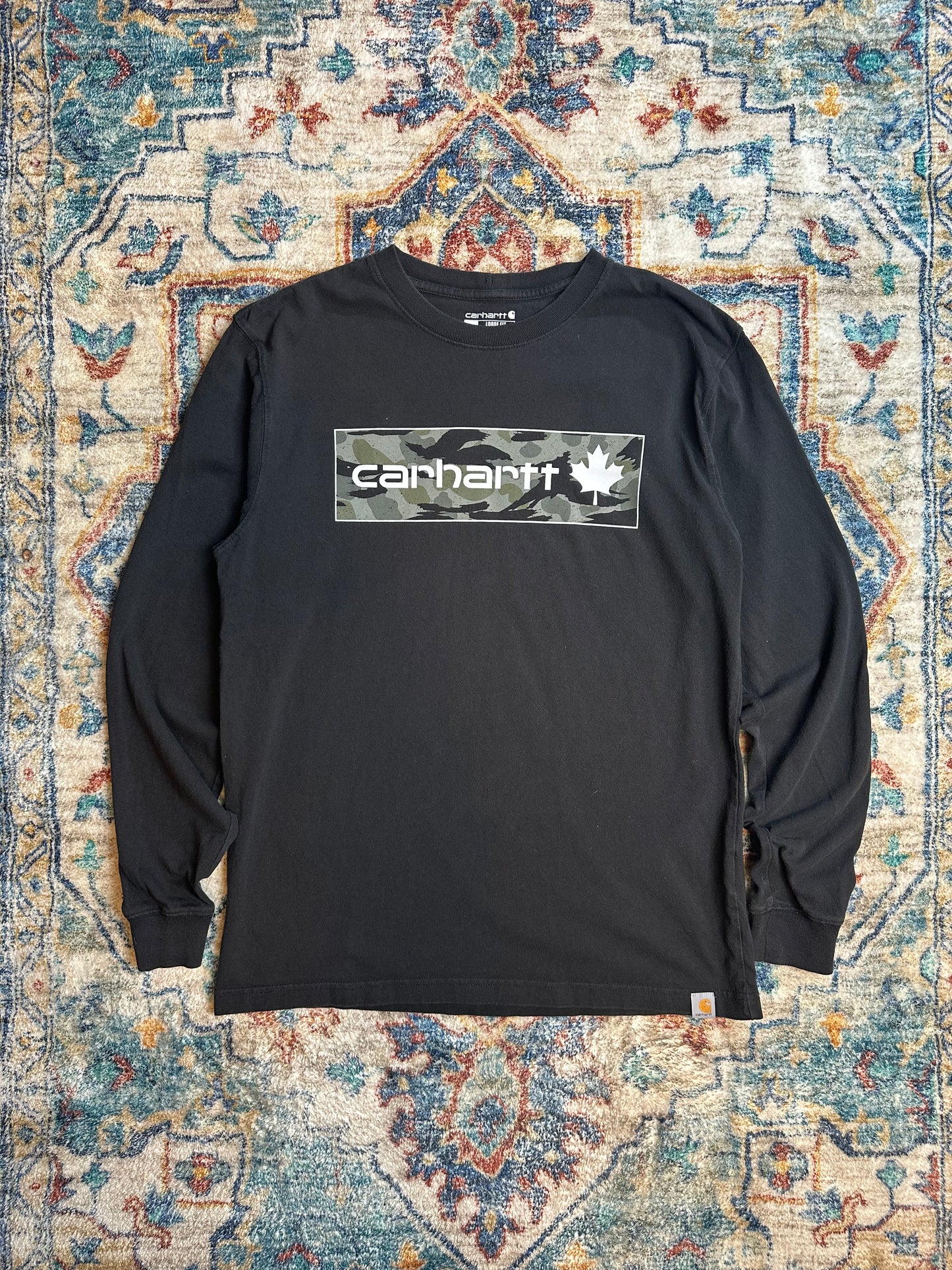 Carhartt Spellout Long Sleeve T-shirt - S