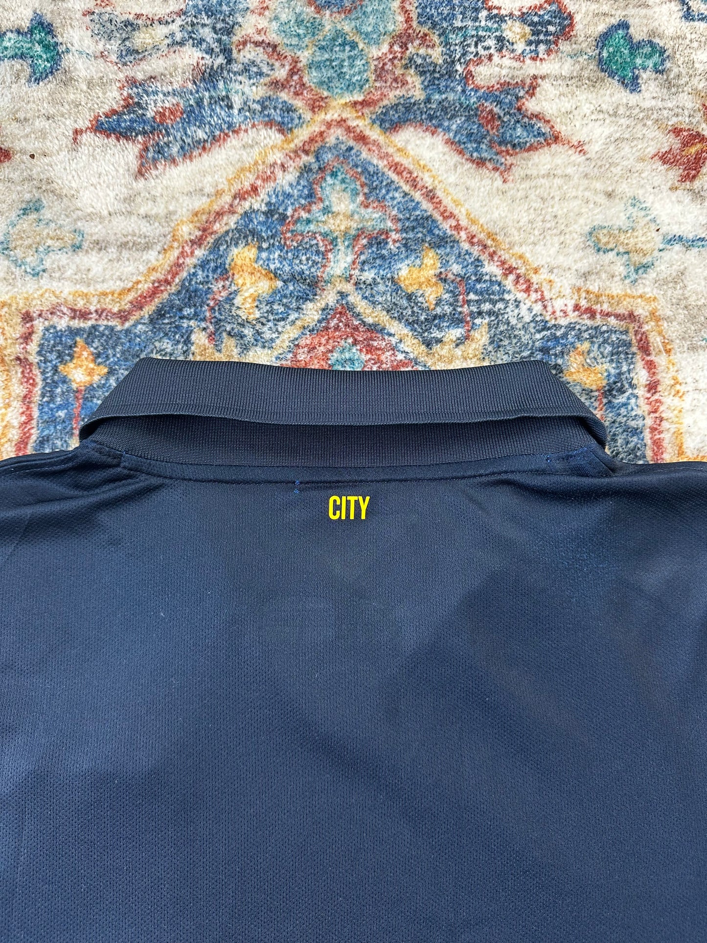 Nike 2014 Manchester City Soccer Jersey - L