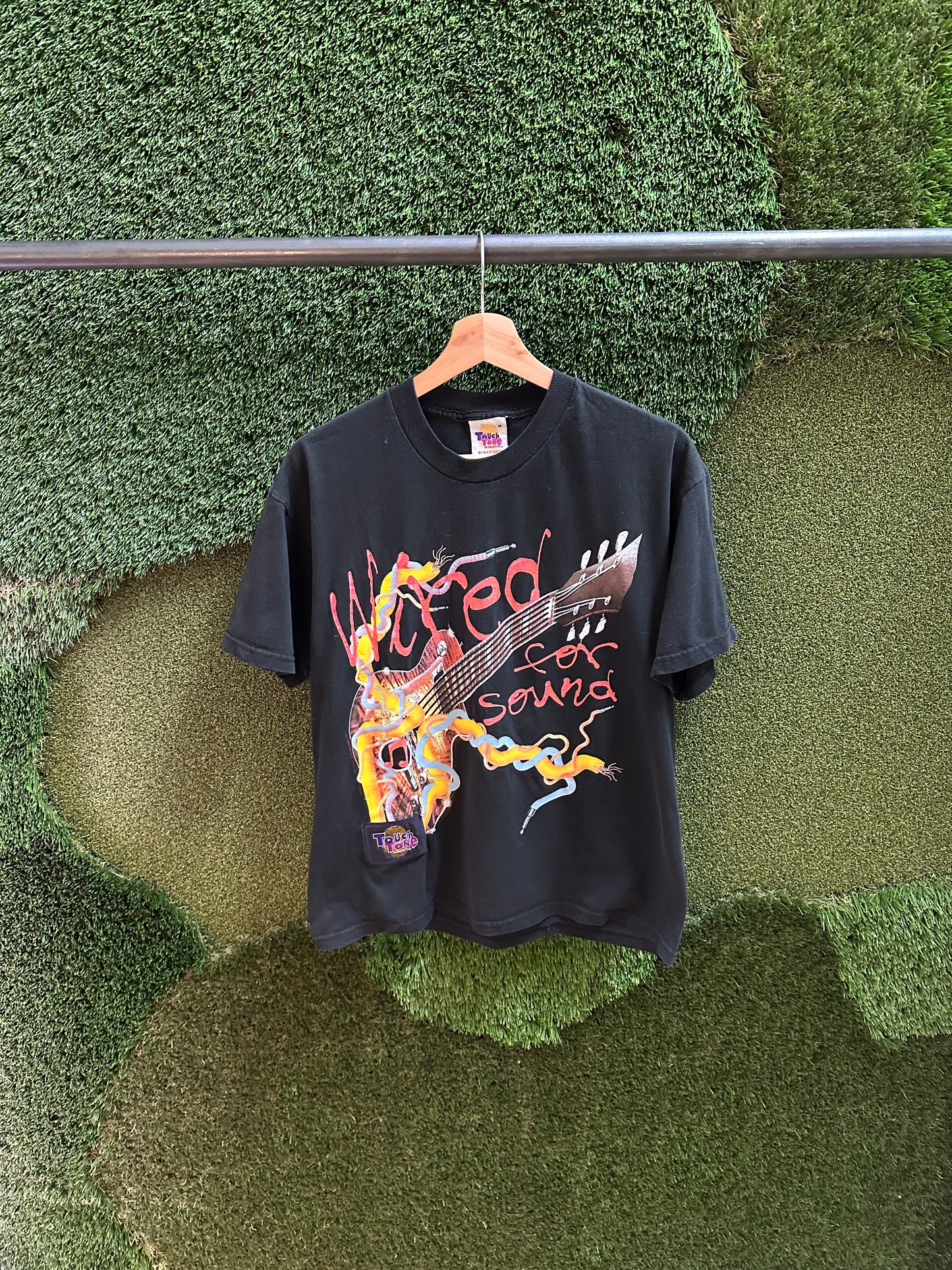 90s Touch Tone Wired For Sounds Guitar T-shirt - M