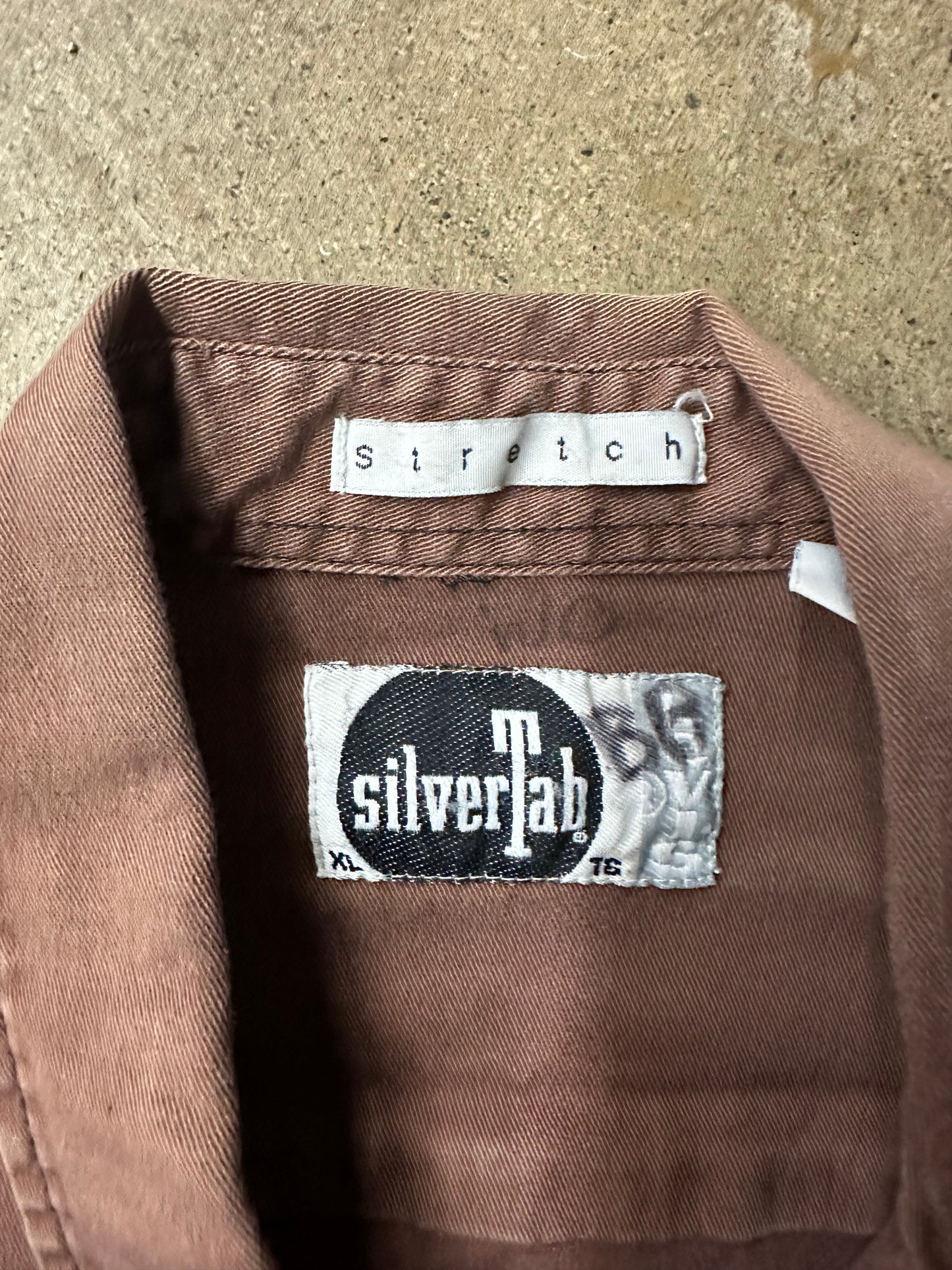 Vintage Levi’s Silver Tab Brown Button-up Shirt - XL
