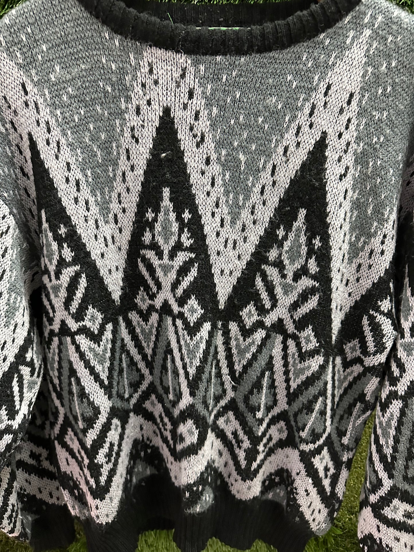 Vintage Ecco L’Italia Abstract Sweater - M