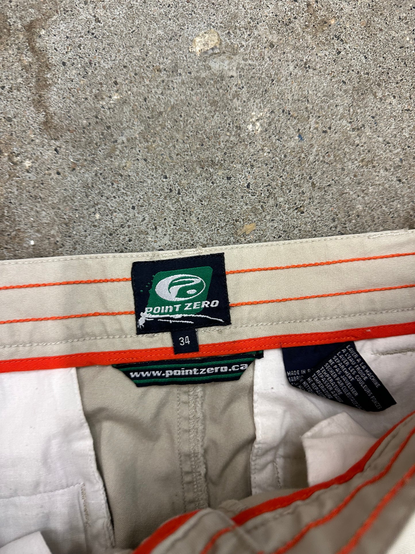 00s Point Zero Cargo Pants - 34