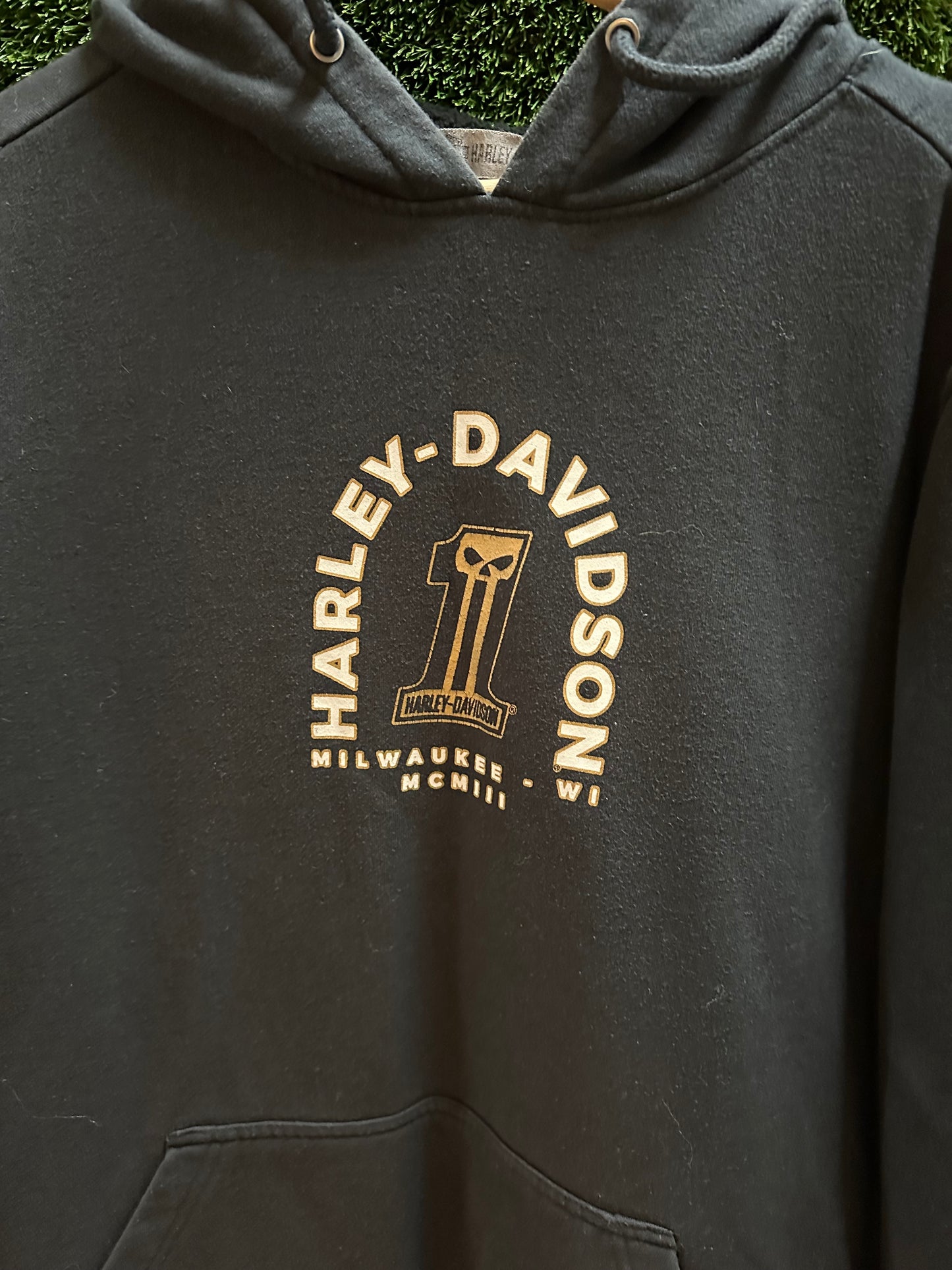 Harley Davidson Logo Hoodie - L