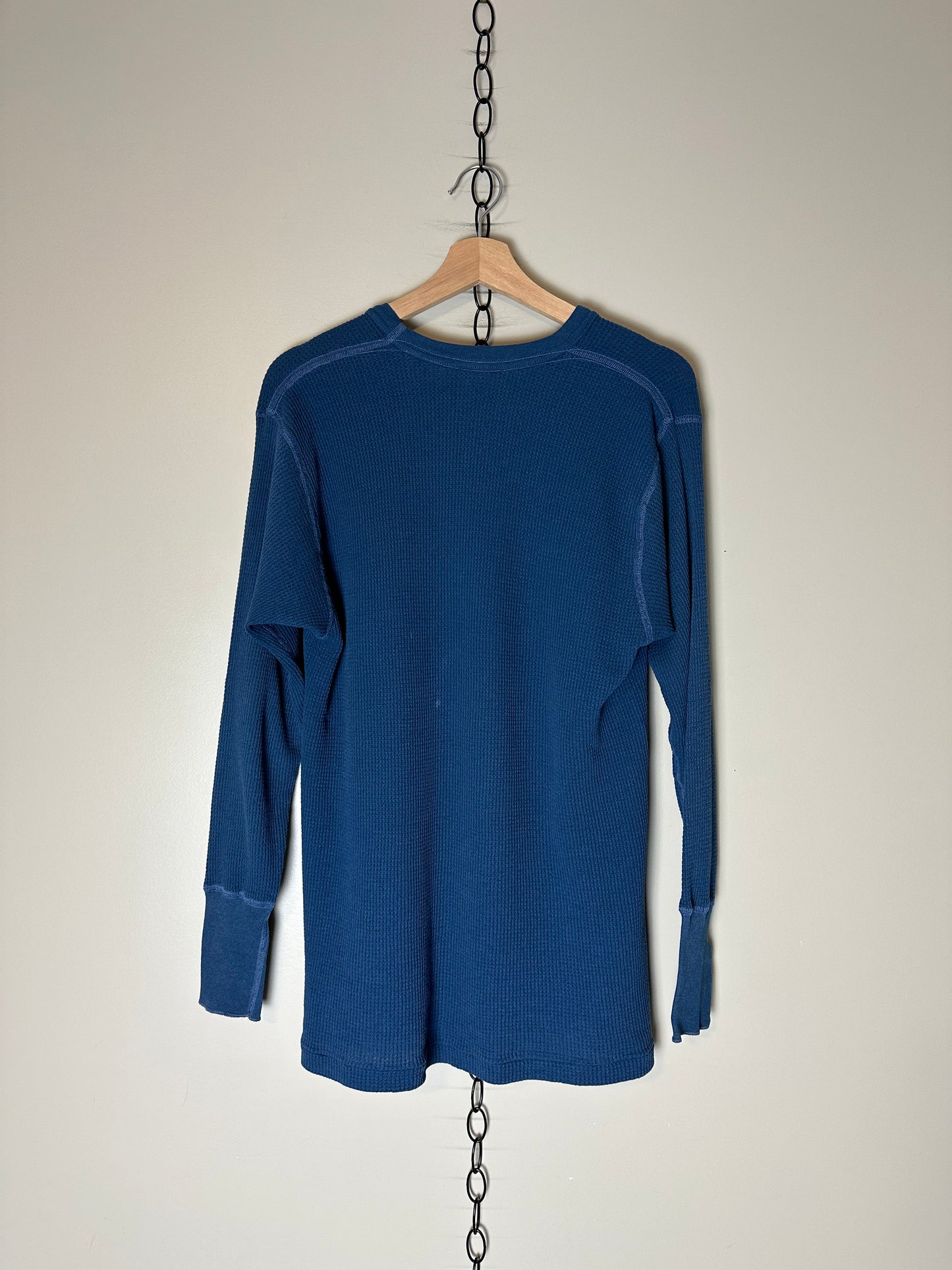 80s Stanfields Scots Thermal Long Sleeve Shirt - XL