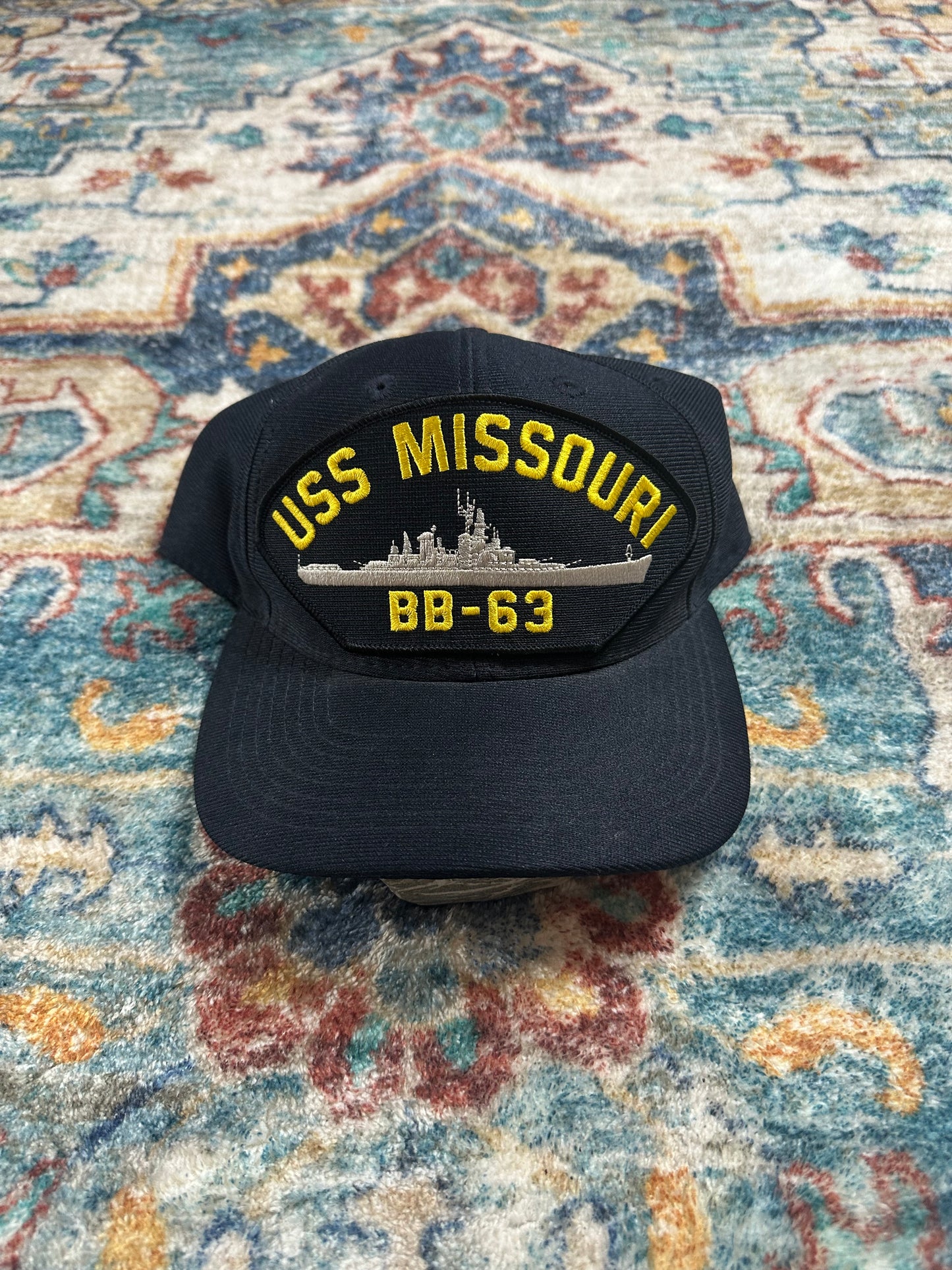 00s USS Missouri BB-63 Military SnapBack Hat