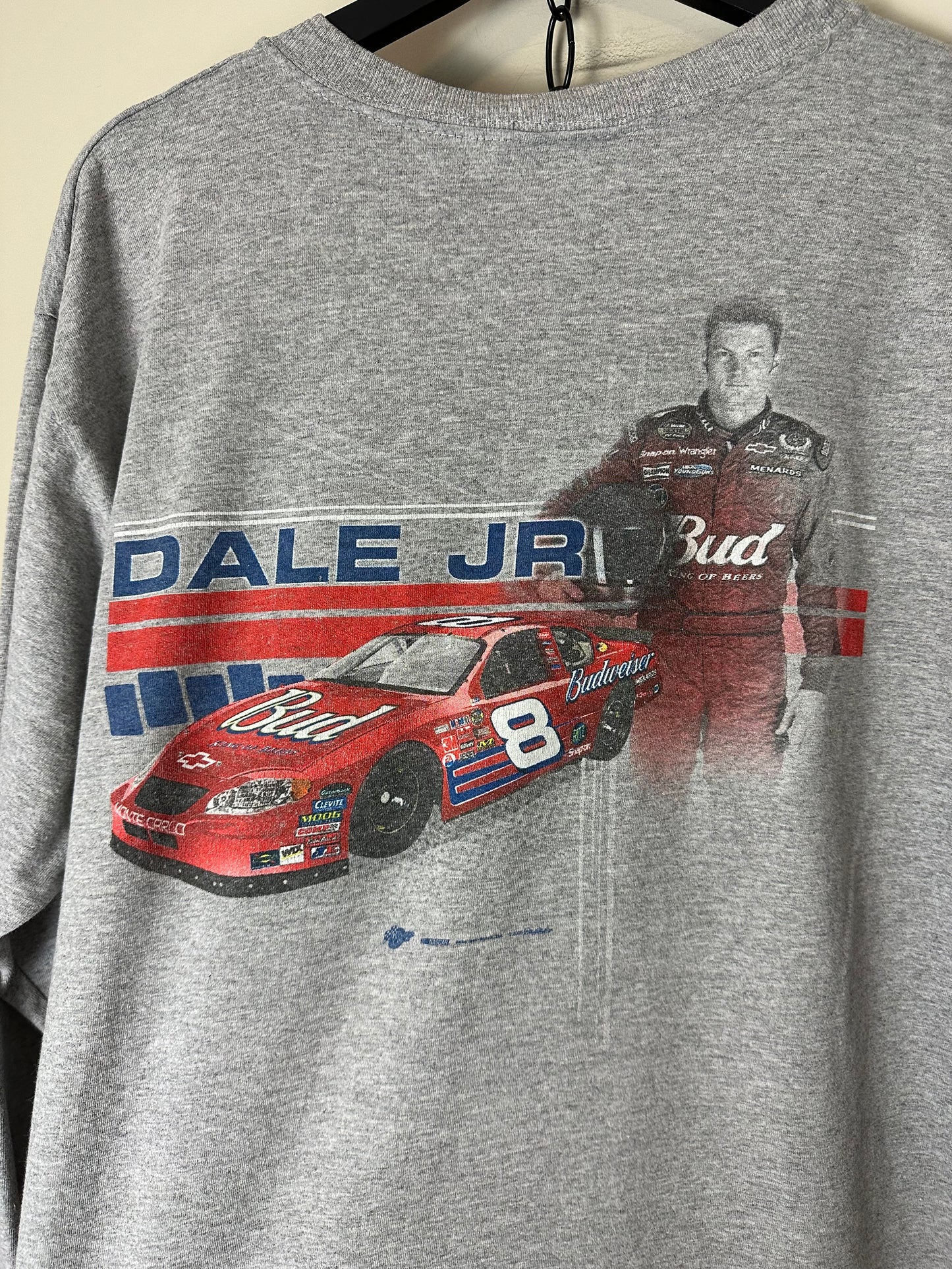 Vintage NASCAR Dale Earnhardt Jr Long Sleeve T-shirt - L