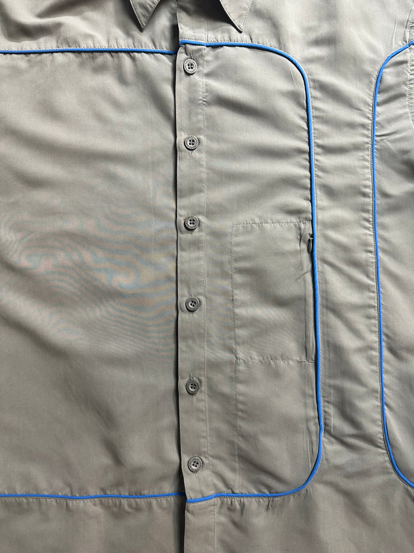 00s Piping Button-up Shirt - L