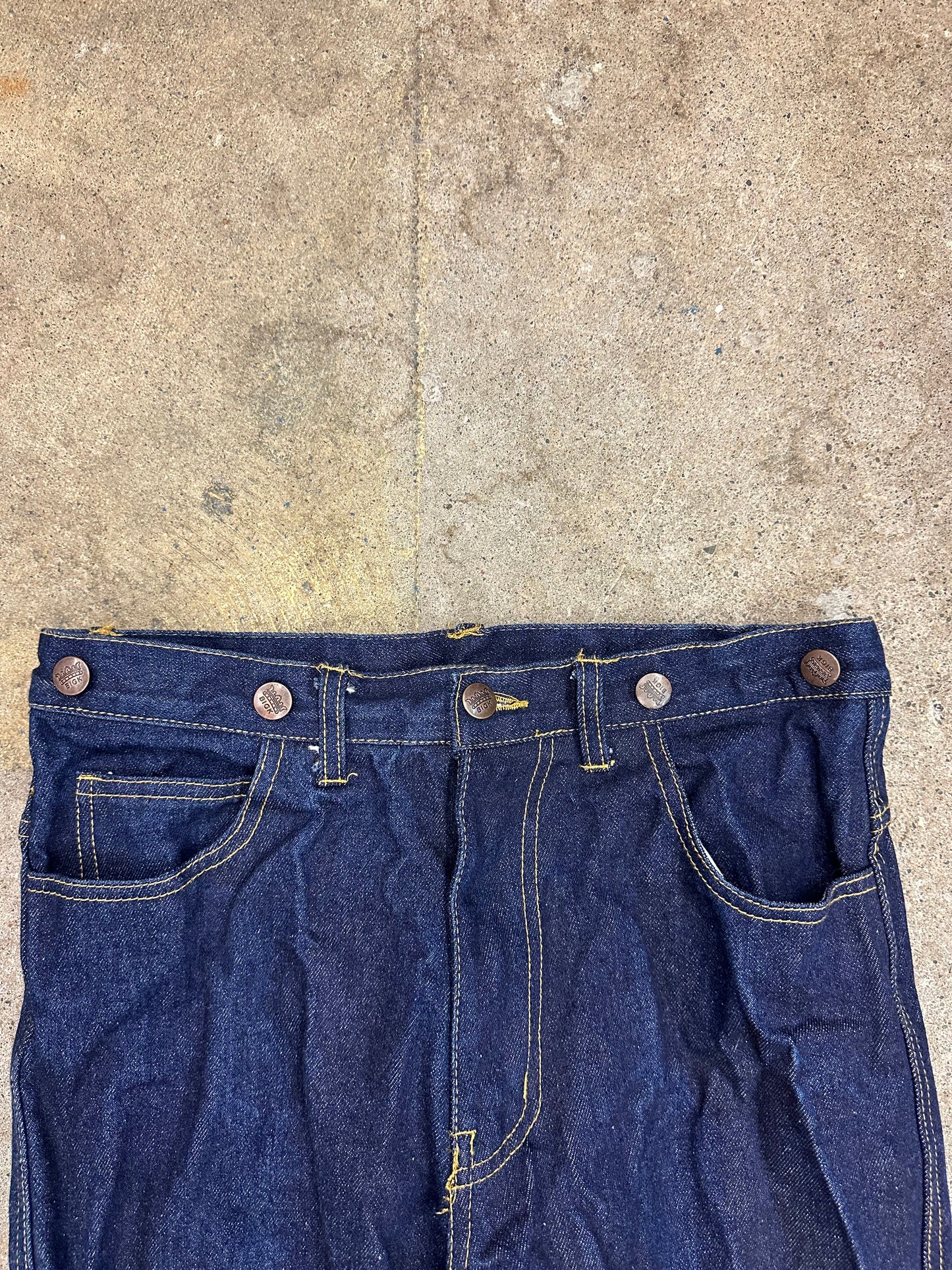 80s King Strap Carpenter Darkwash Jeans - 30