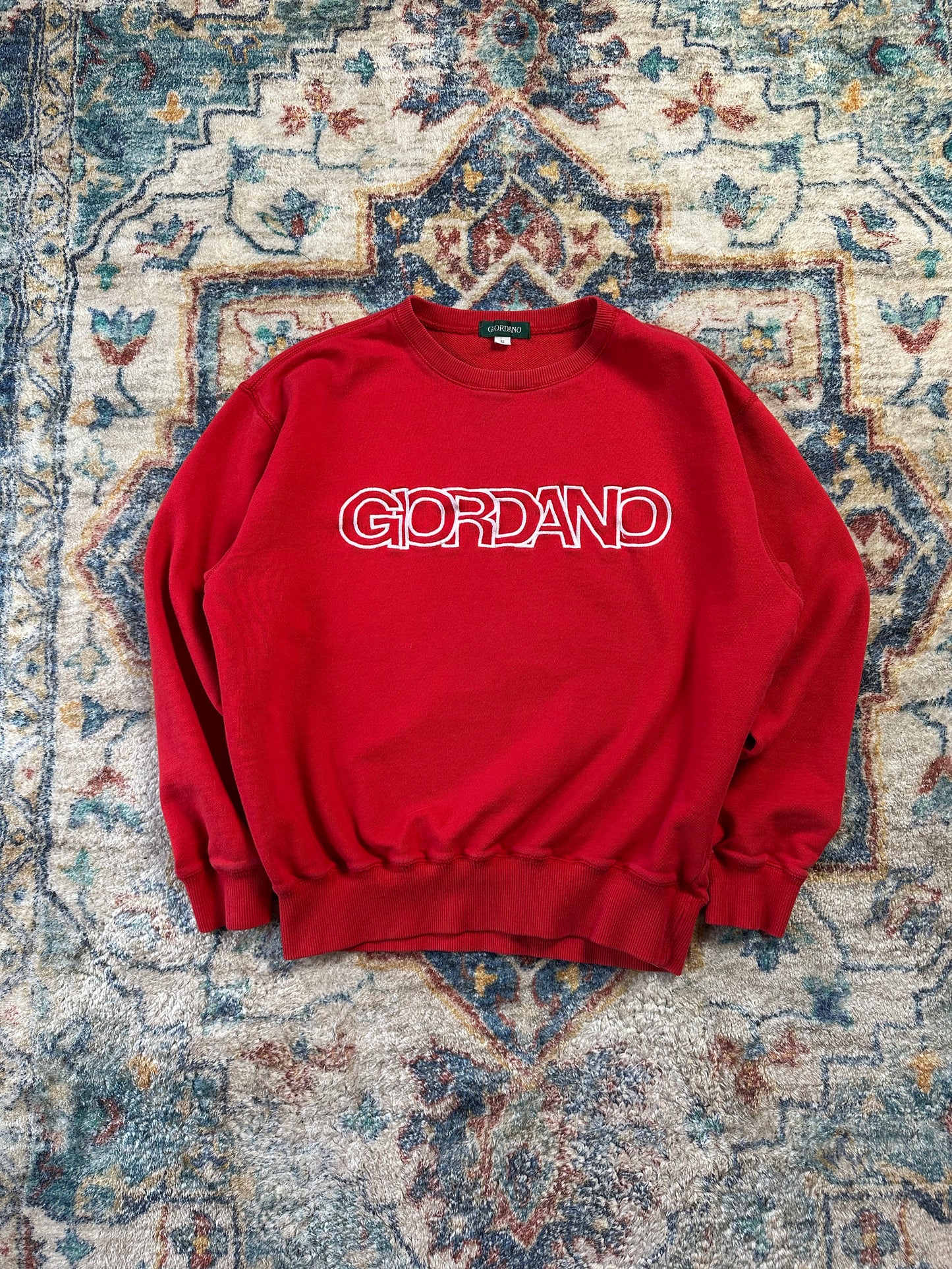 90s Giordano Spellout Crewneck - S