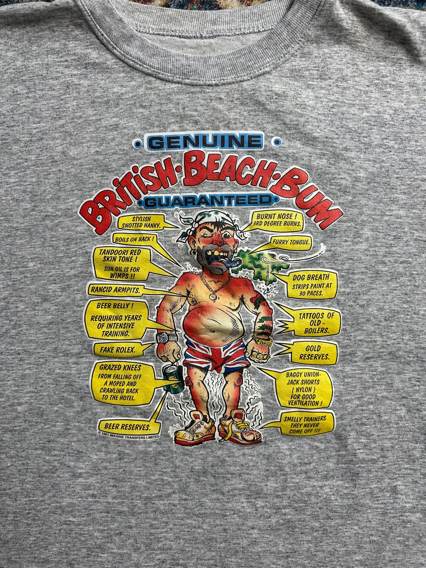 80s British Beach Bum T-shirt - L